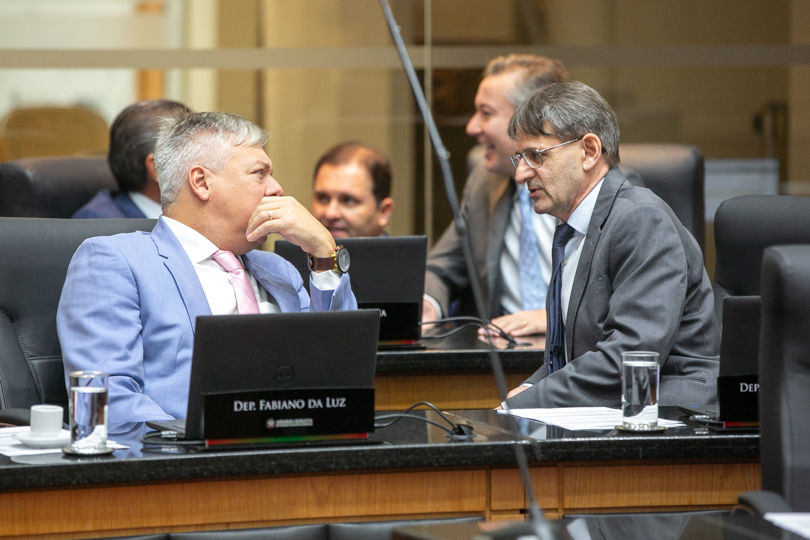 Deputado Fabiano da Luz (PT) e Deputado Neodi Saretta (PT)