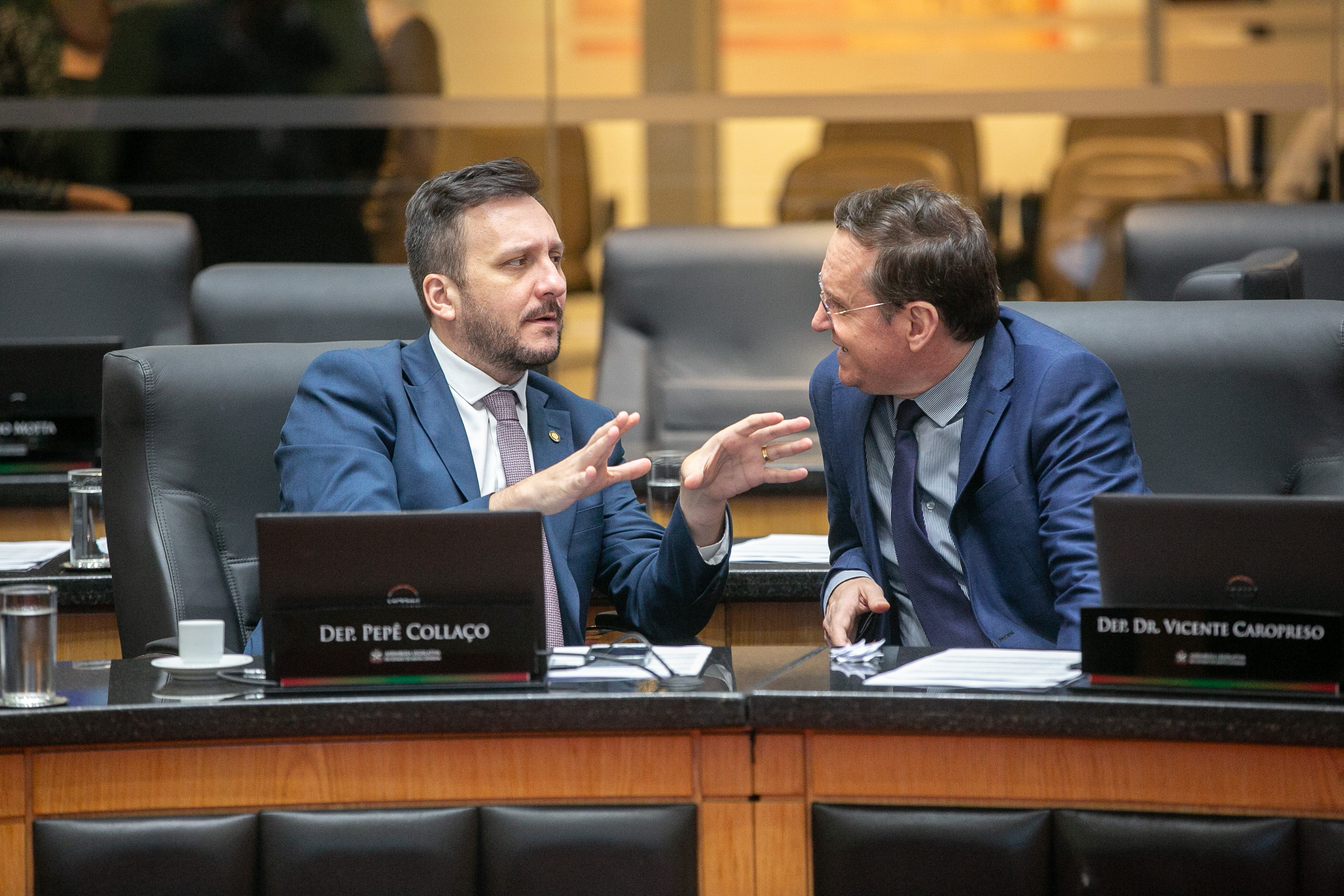Deputado Pepê Collaço (PP) e Deputado Jair Miotto (União)