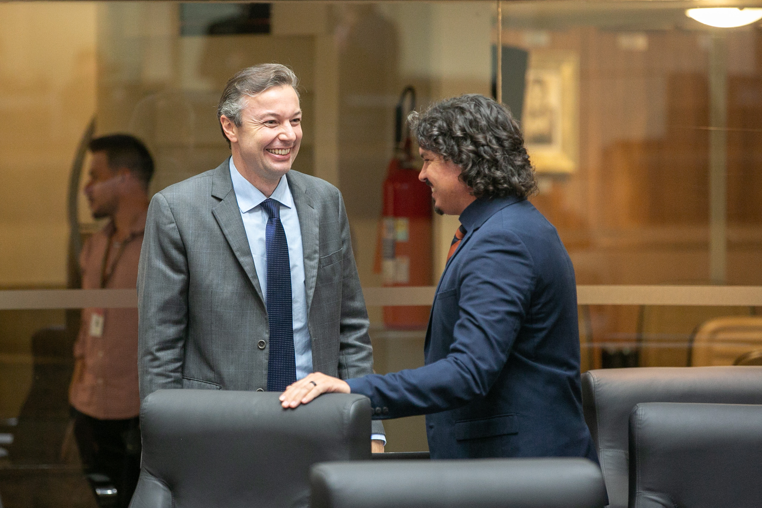 Deputado Napoleão Bernardes (PSD) e 
Deputado Marquito (PSOL)