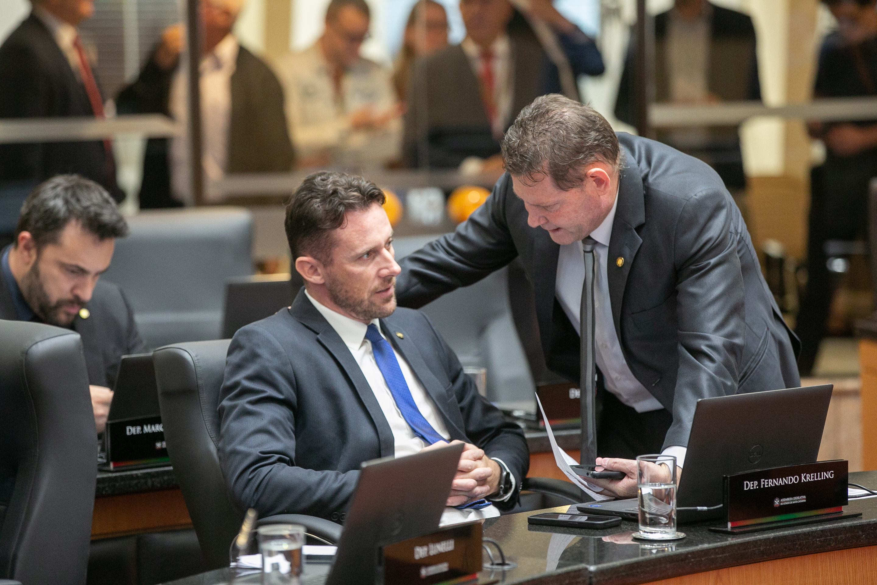 Deputado Fernando Krelling (MDB) e 
Deputado Edilson Massoco (PL)
