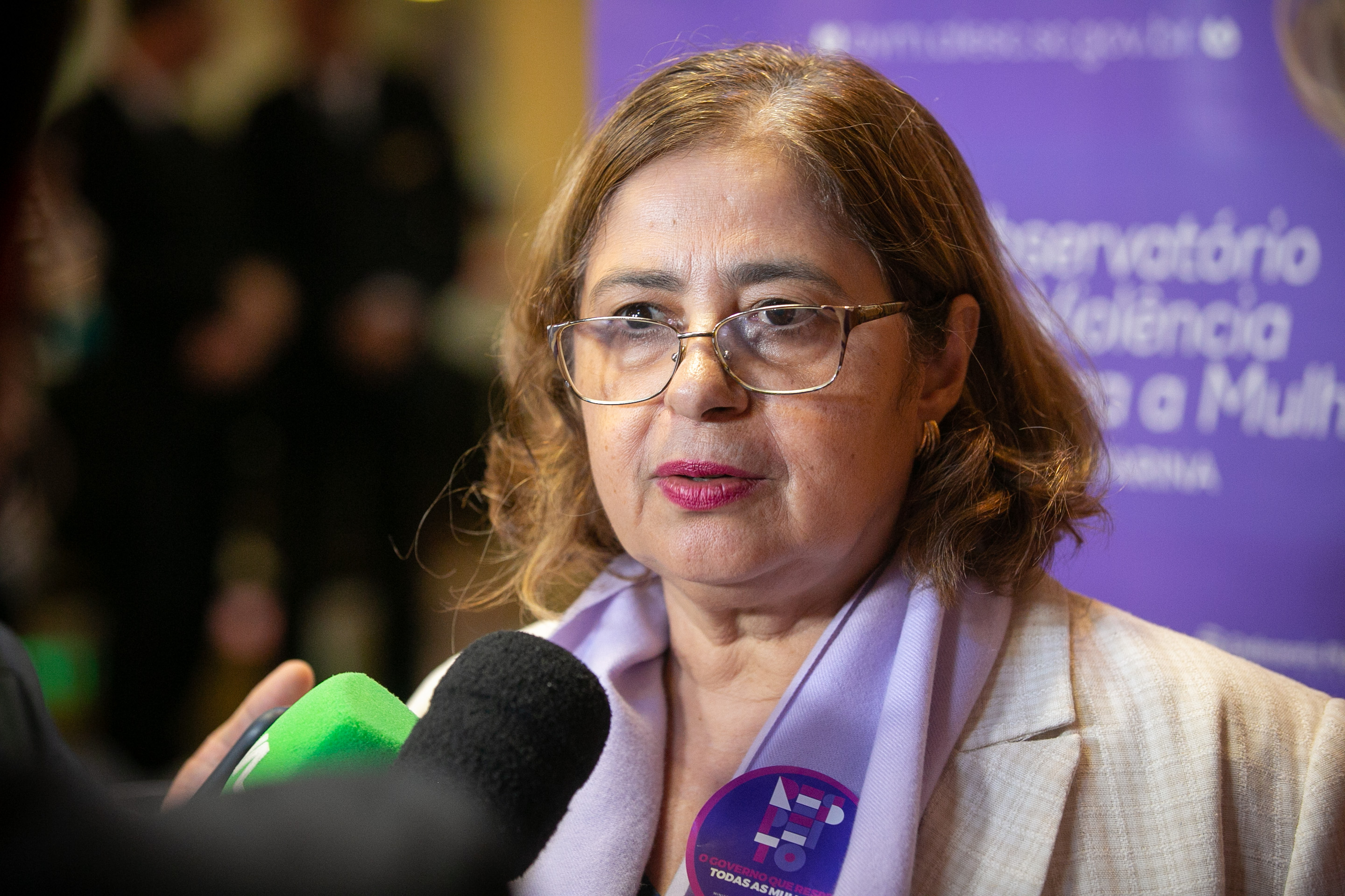 Ministra das Mulheres Cida Gonçalves