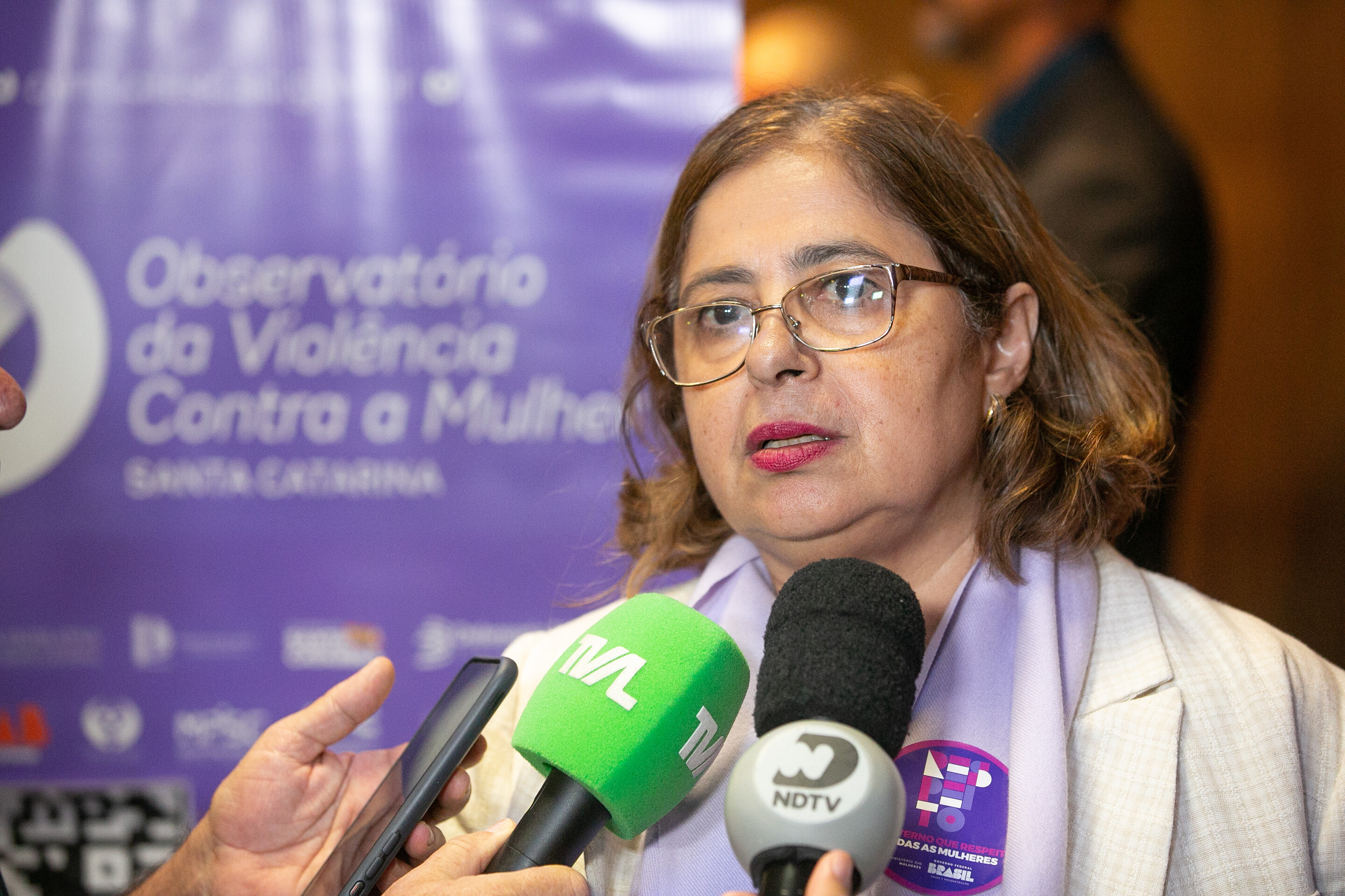 Ministra das Mulheres convoca catarinenses para marcha nacional contra misoginia