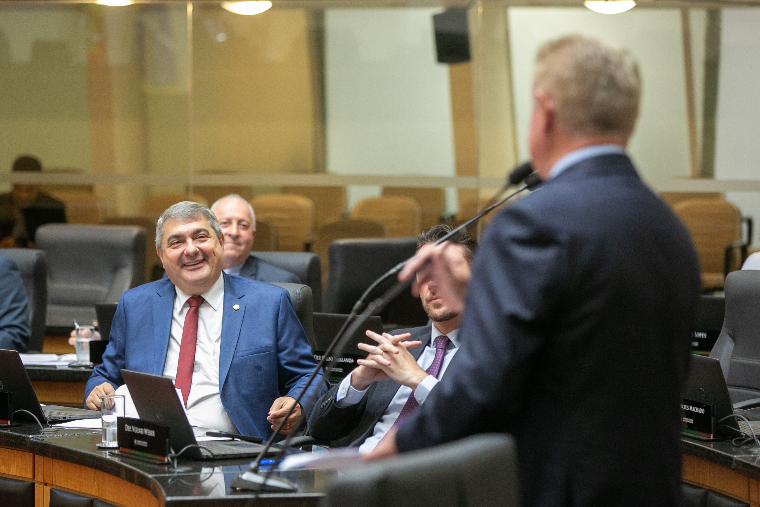 Deputado Antídio Lunelli (MDB) e Deputado Nilso Berlanda (PL)
