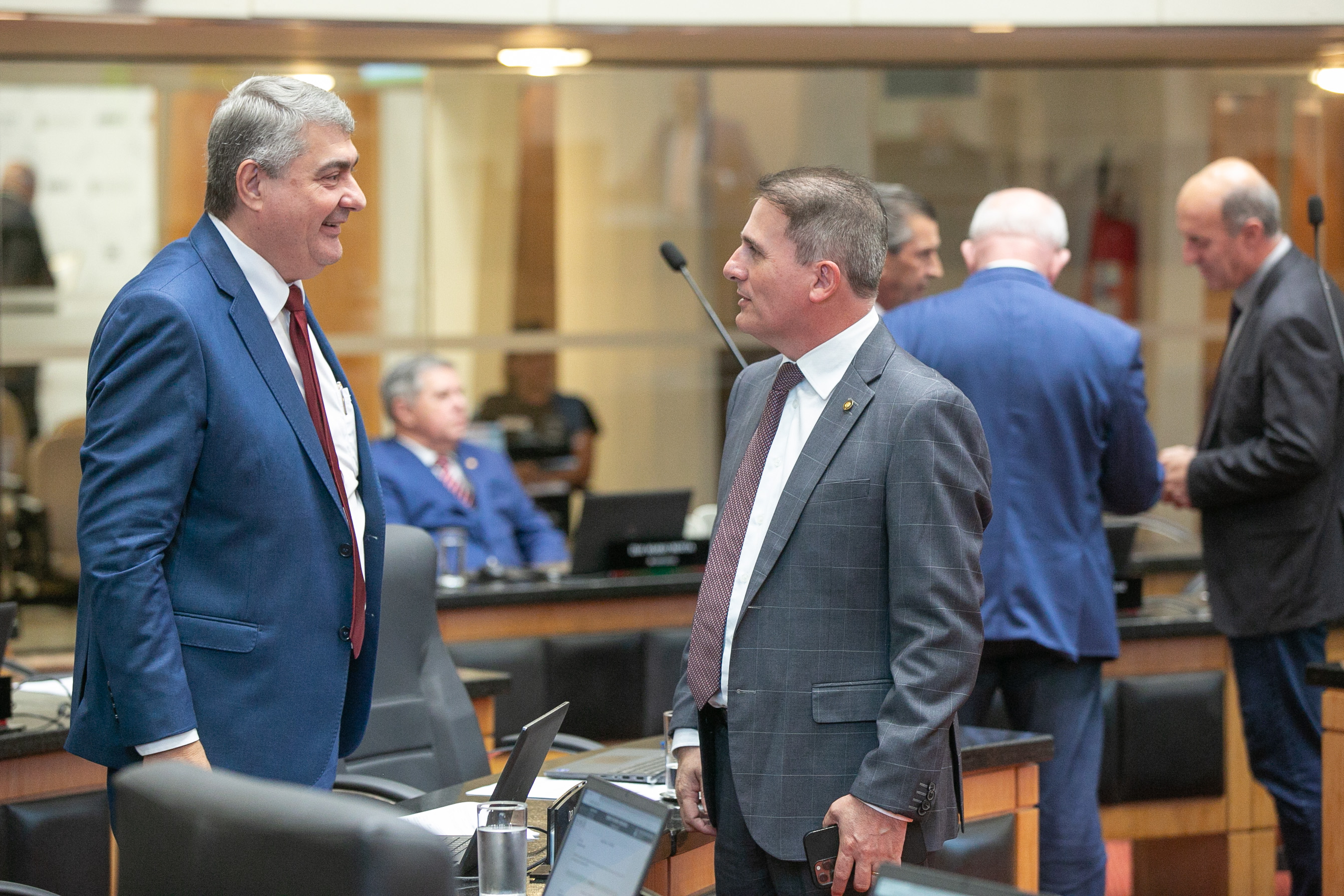Deputado Antídio Lunelli (MDB) e Deputado Altair Silva (PP)