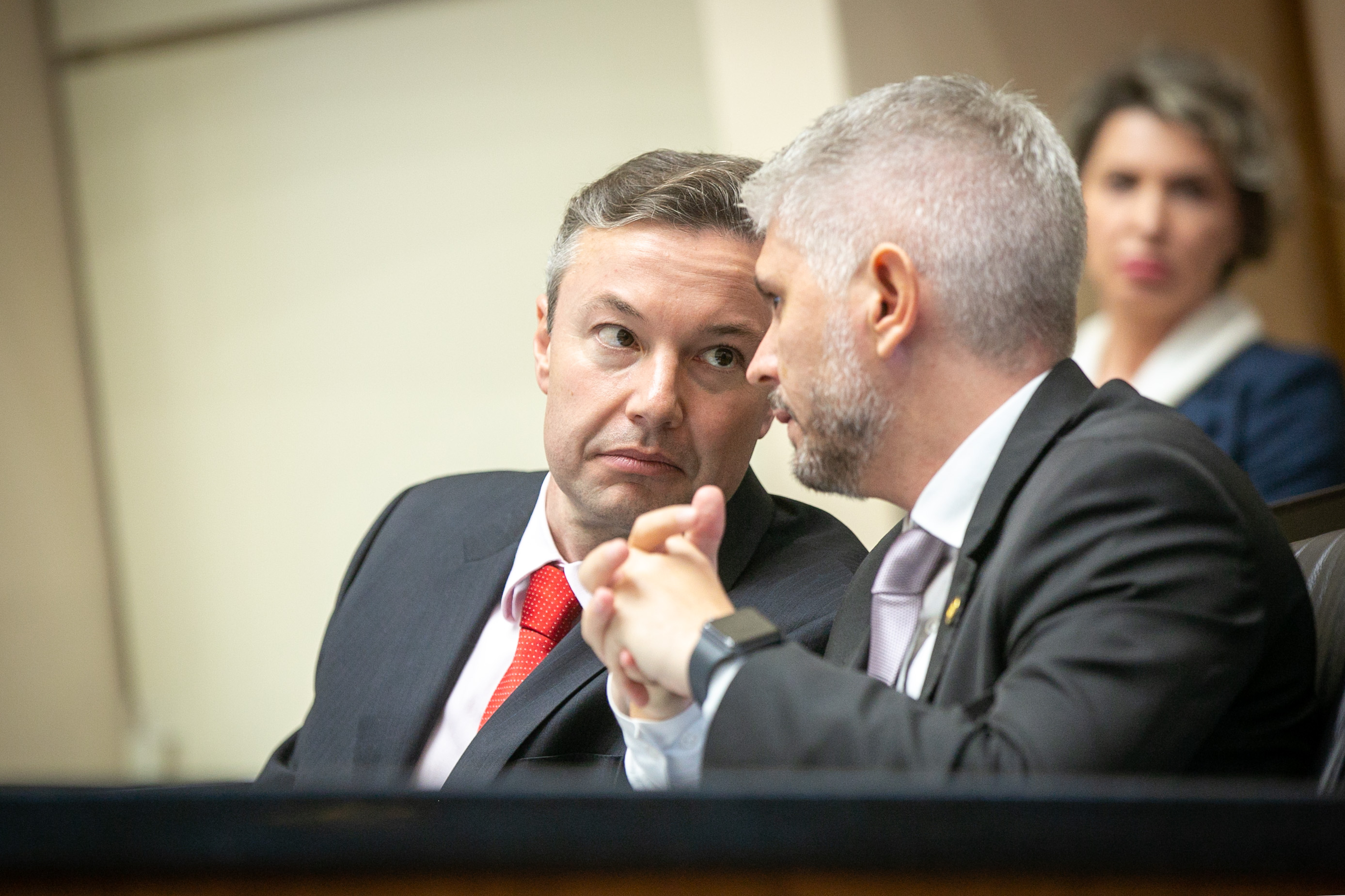Deputado Napoleão Bernardes (PSD) e Deputado Delegado Egídio Ferrari (PL)