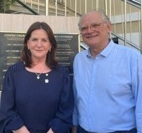 Secretária de Estado da Saúde, Carmen Zanotto, e deputado Dr Vicente