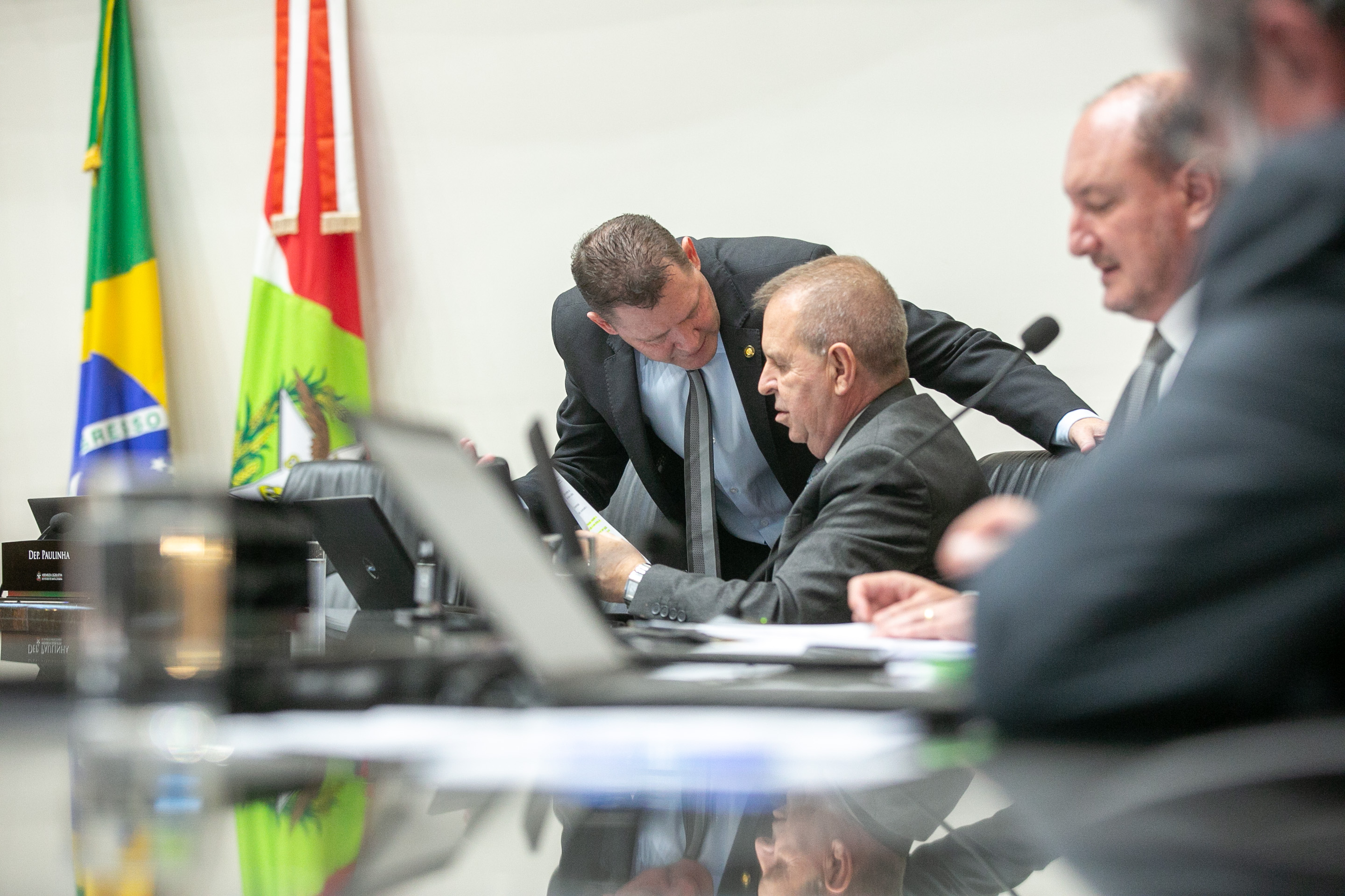 Deputado Edilson Massoco (PL) e 
Deputado Maurício Eskudlark (PL)