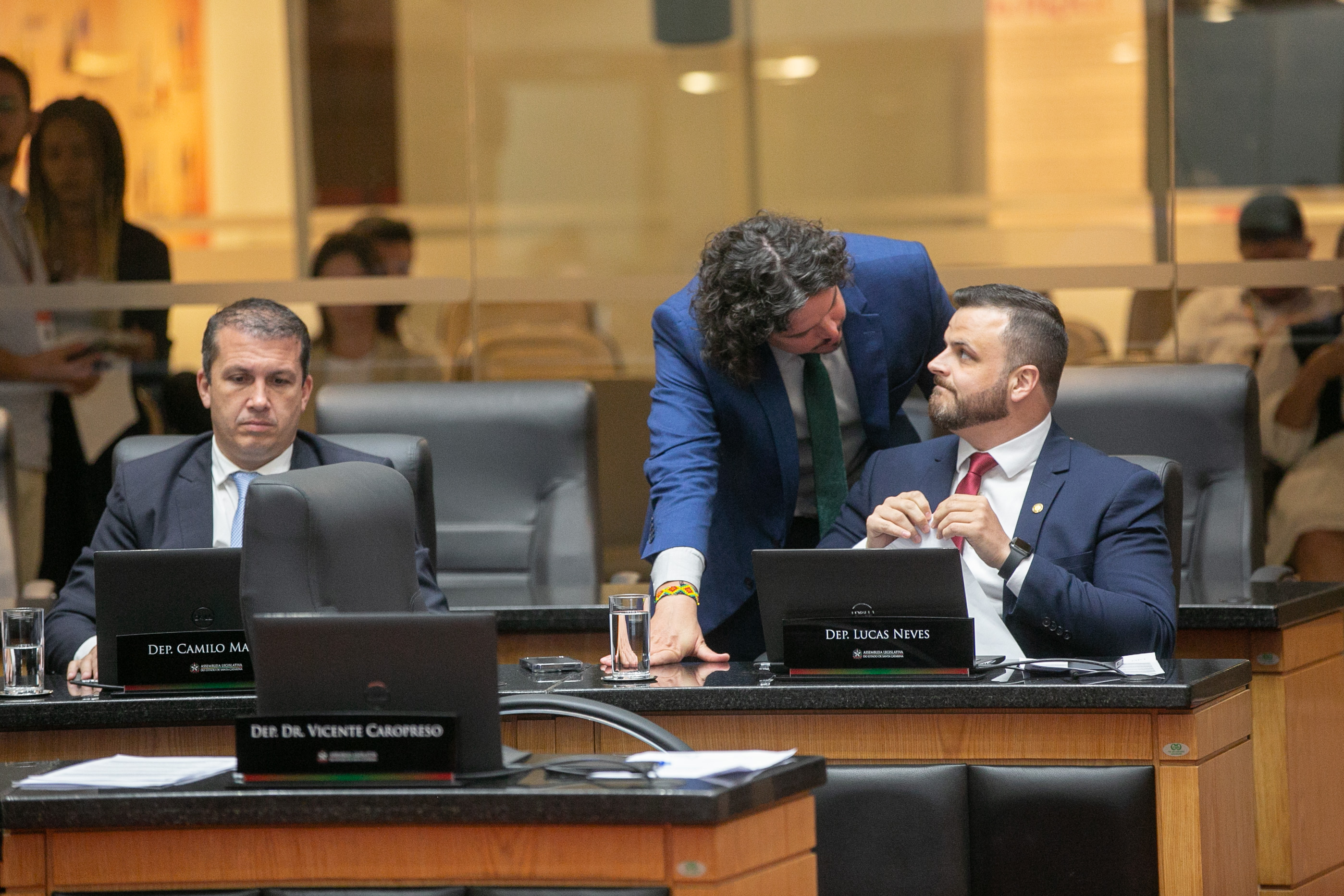 Deputado Marquito (PSOL) e 
Deputado Lucas Neves (Podemos)