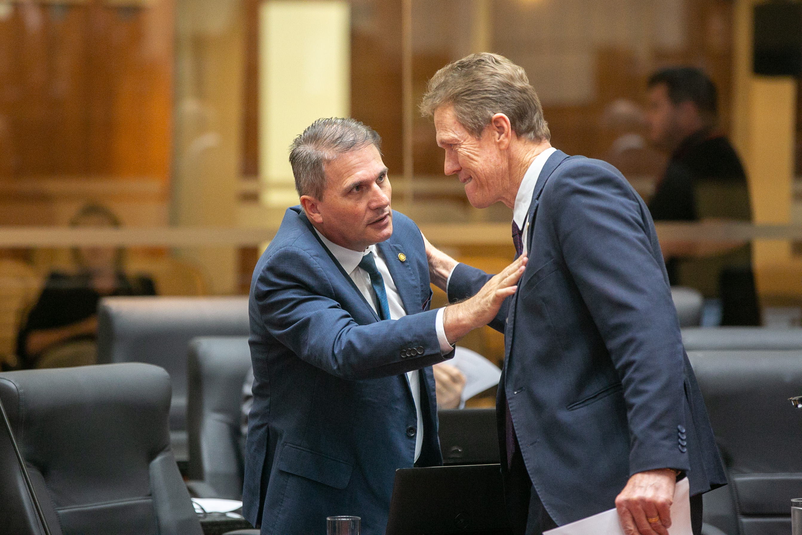 Deputado Altair Silva (PP) e Deputado Volnei Weber (MDB)