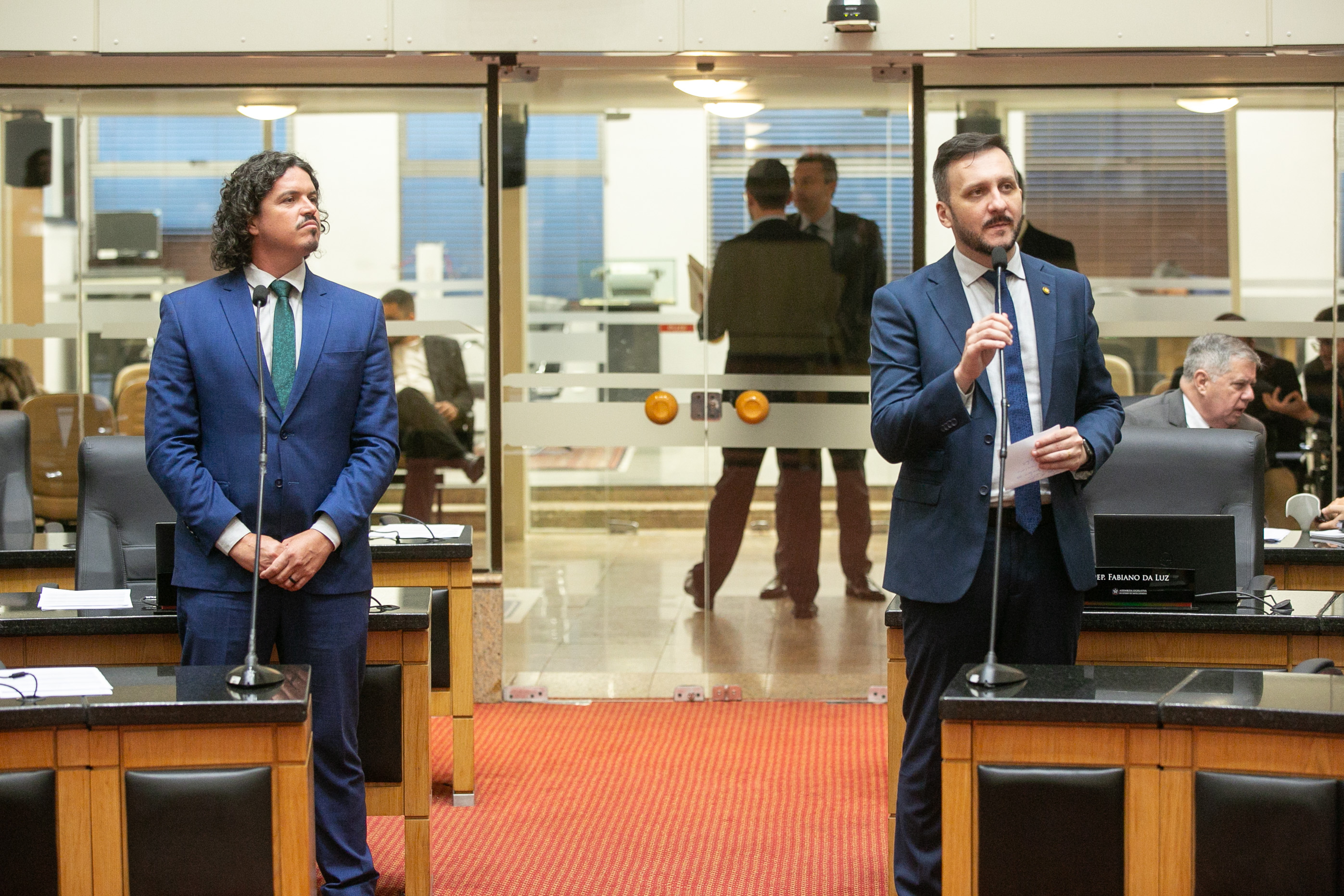Deputado Marquito (PSOL) e Deputado Pepê Collaço (PP)