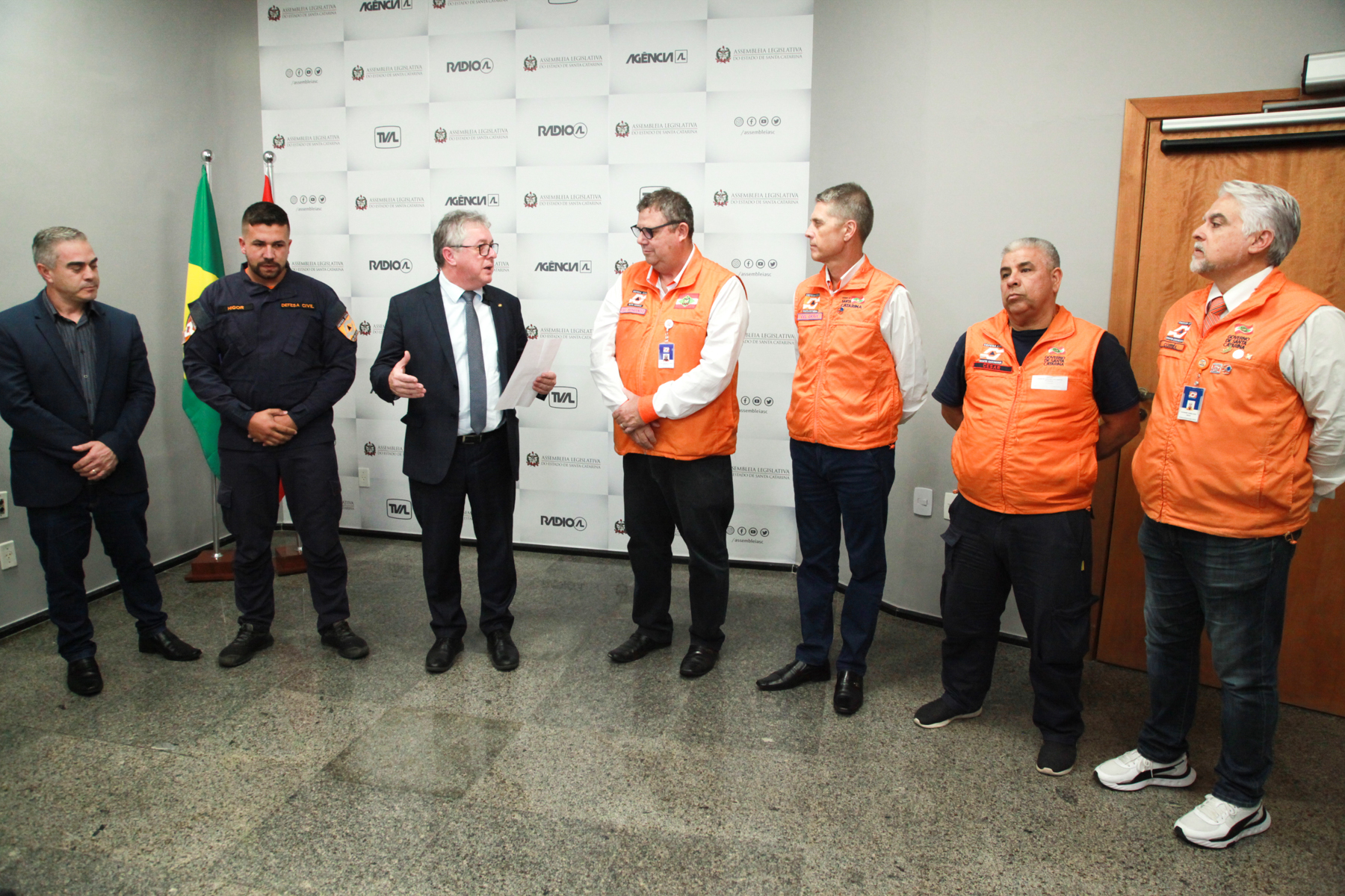 Moção de Aplauso a Defesa Civil de SC