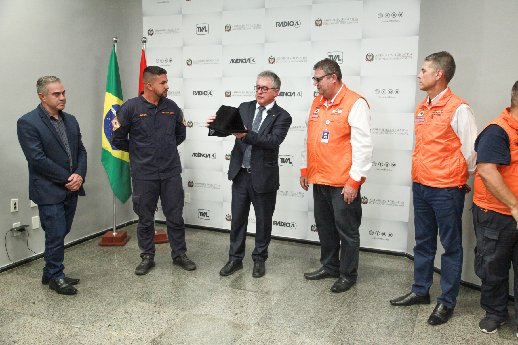 Moção de Aplauso a Defesa Civil de SC