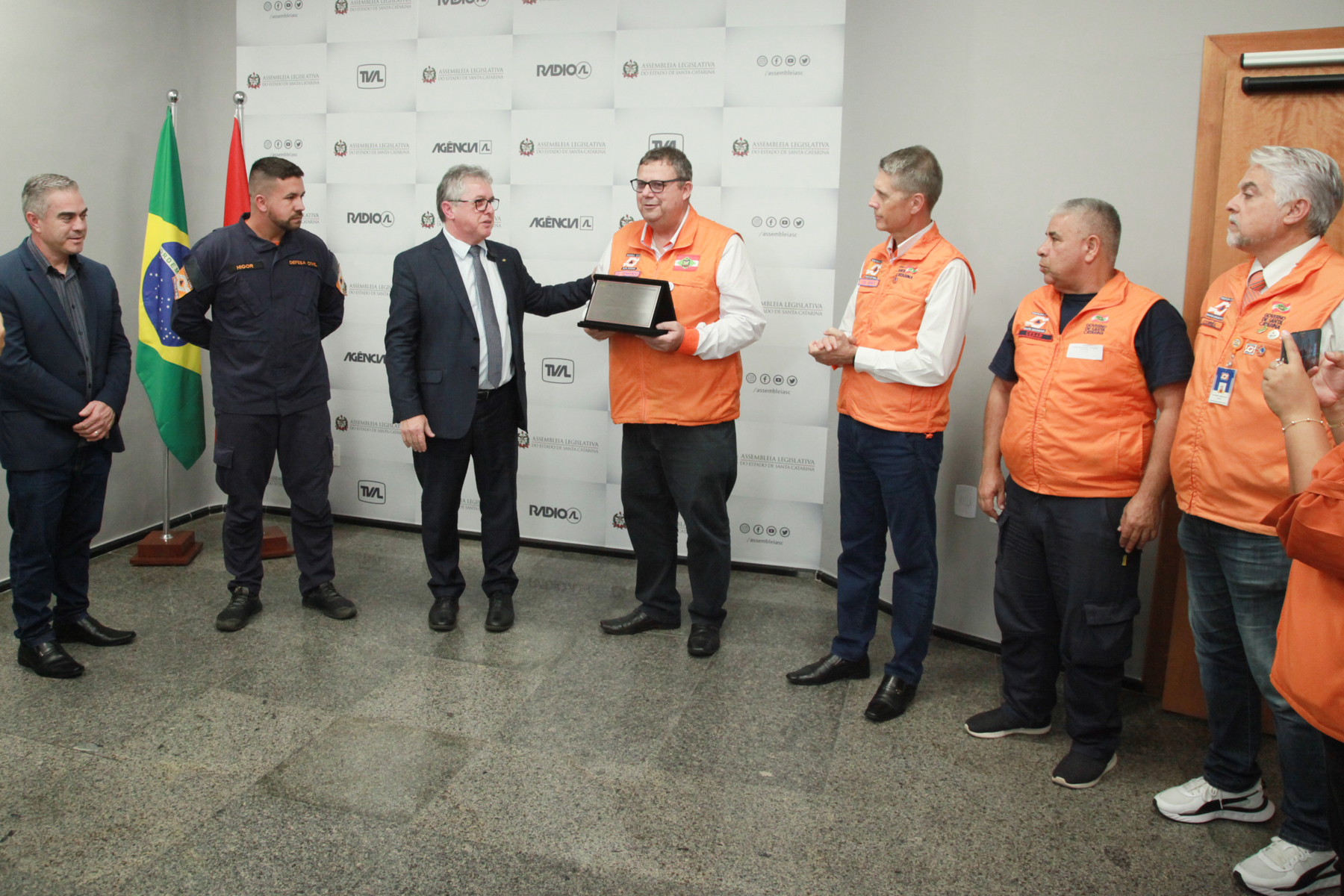 Moção de Aplauso a Defesa Civil de SC