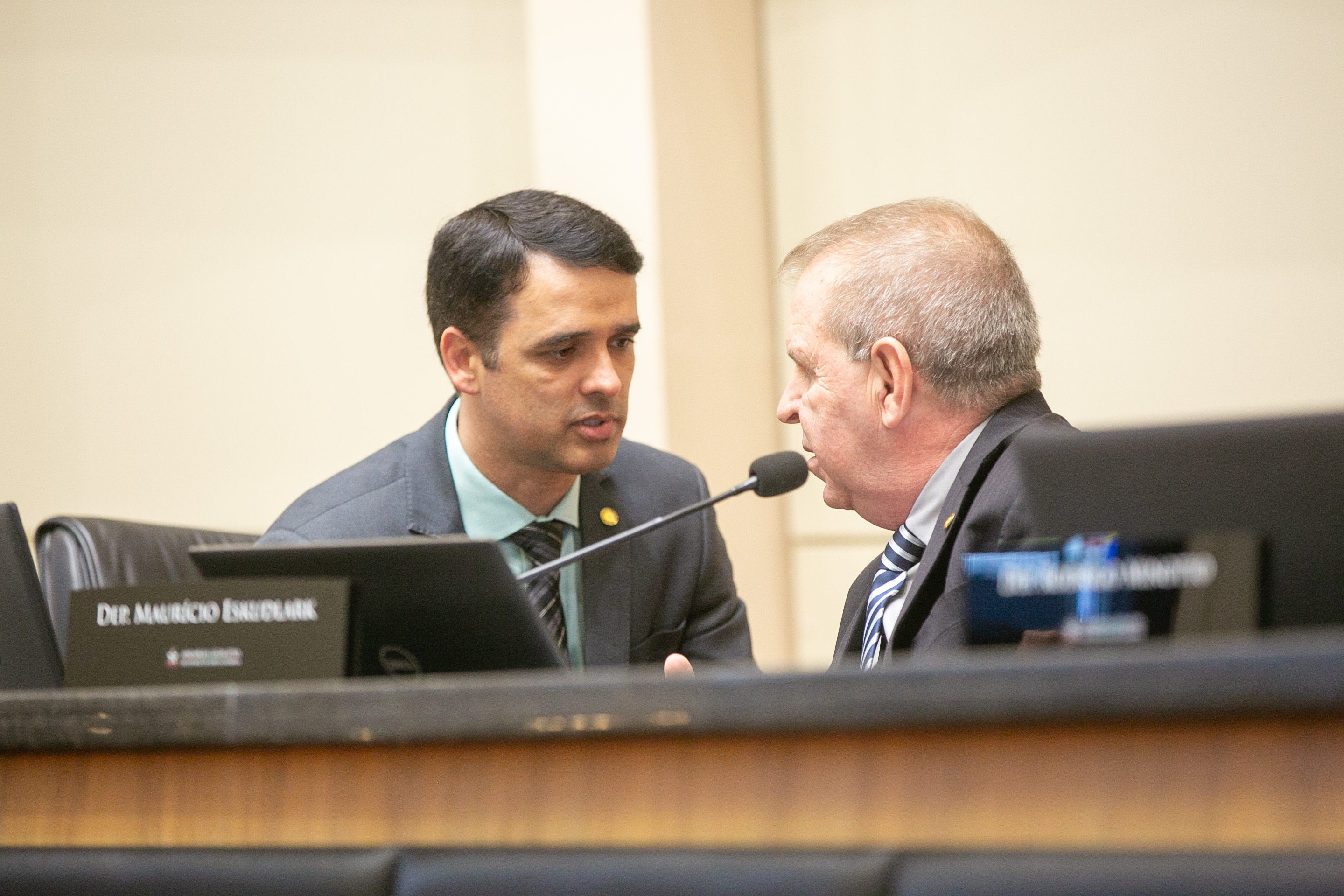 Deputado Marcos da Rosa (União) e 
Deputado Maurício Eskudlark (PL)