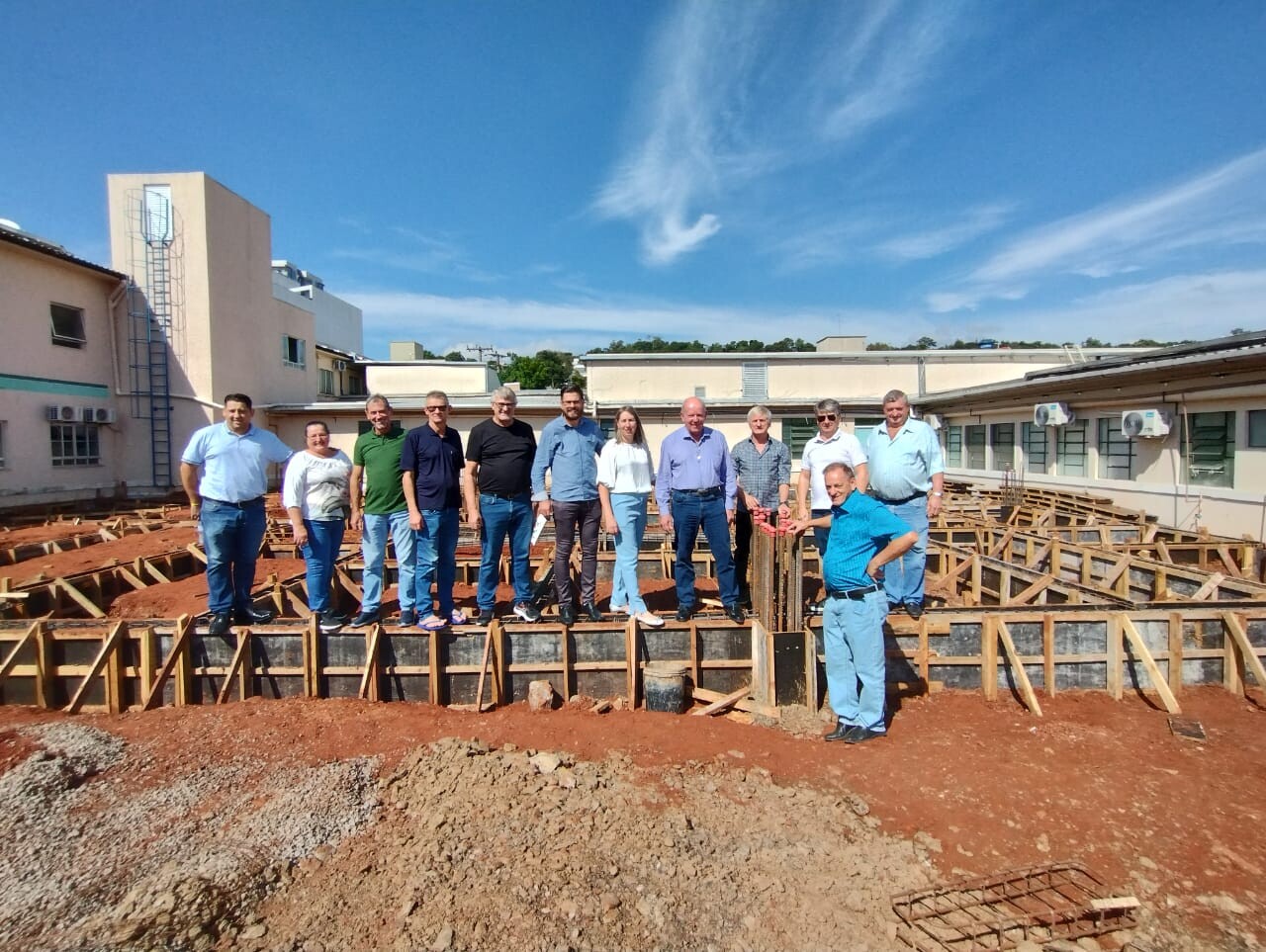 Marcos Vieira visita obras do novo Hospital São José de Maravilha