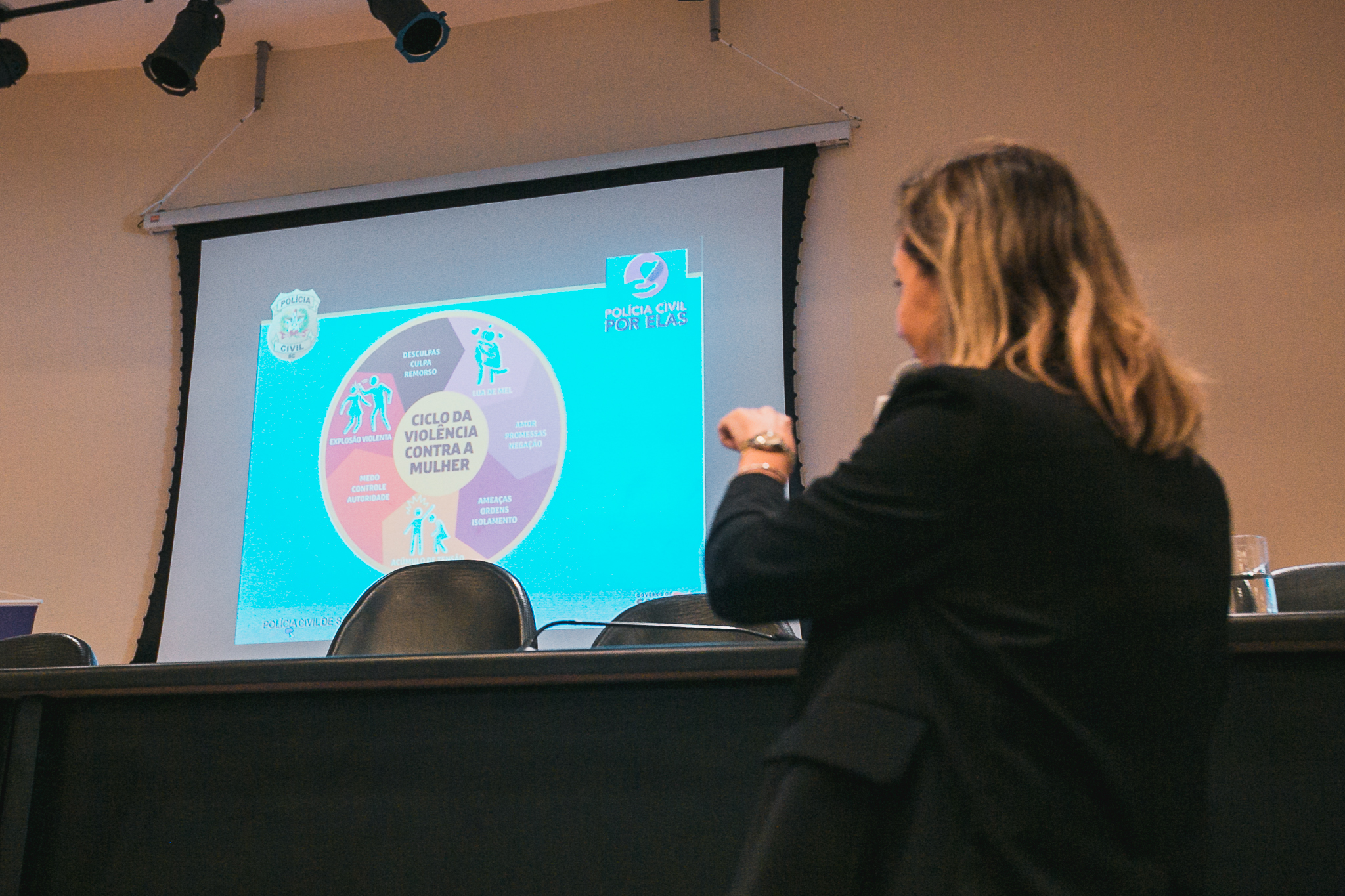 Palestra sobre feminicídio – PAB
