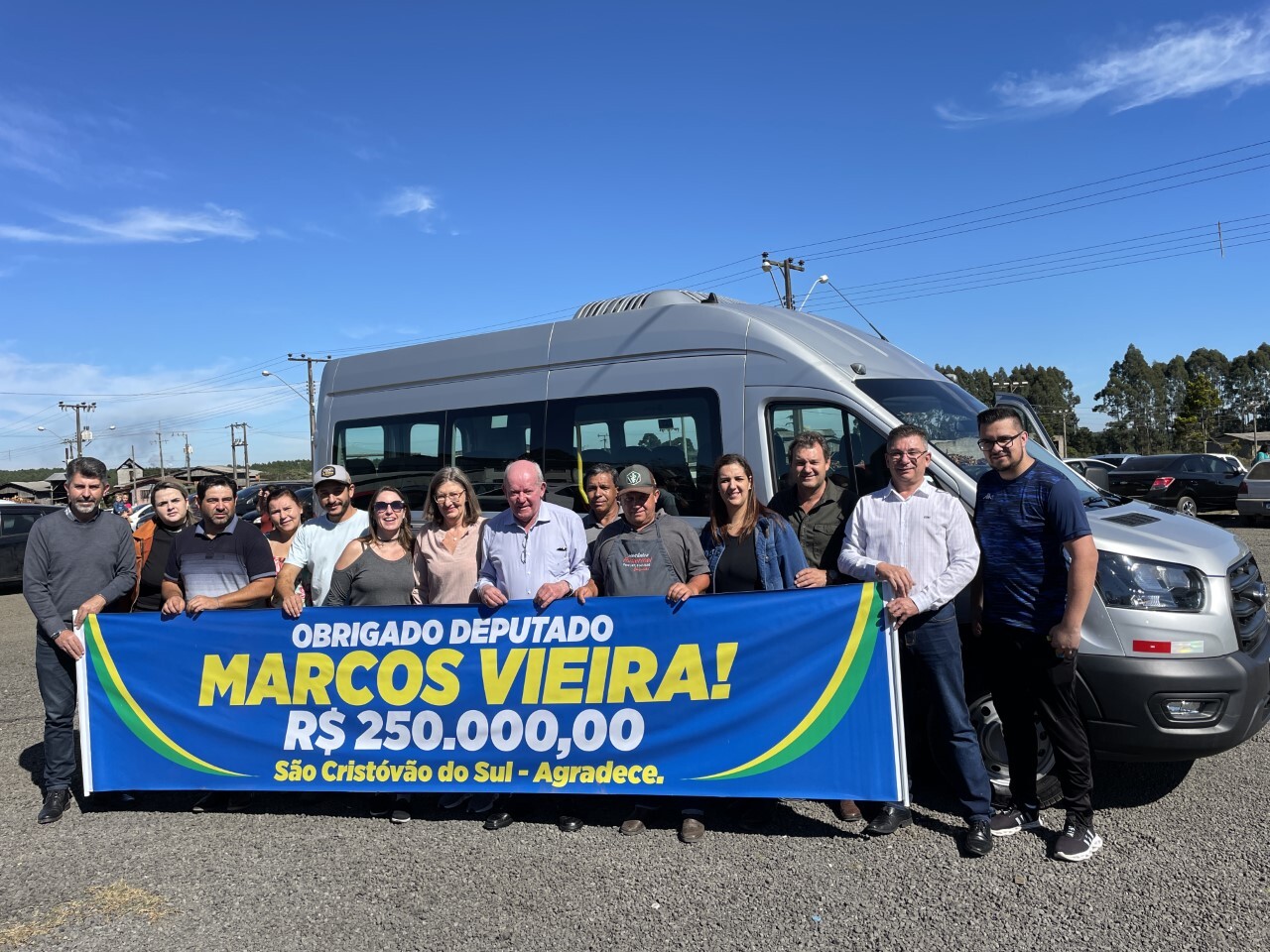 Deputado Marcos Vieira e lideranças de São Cristóvão do Sul