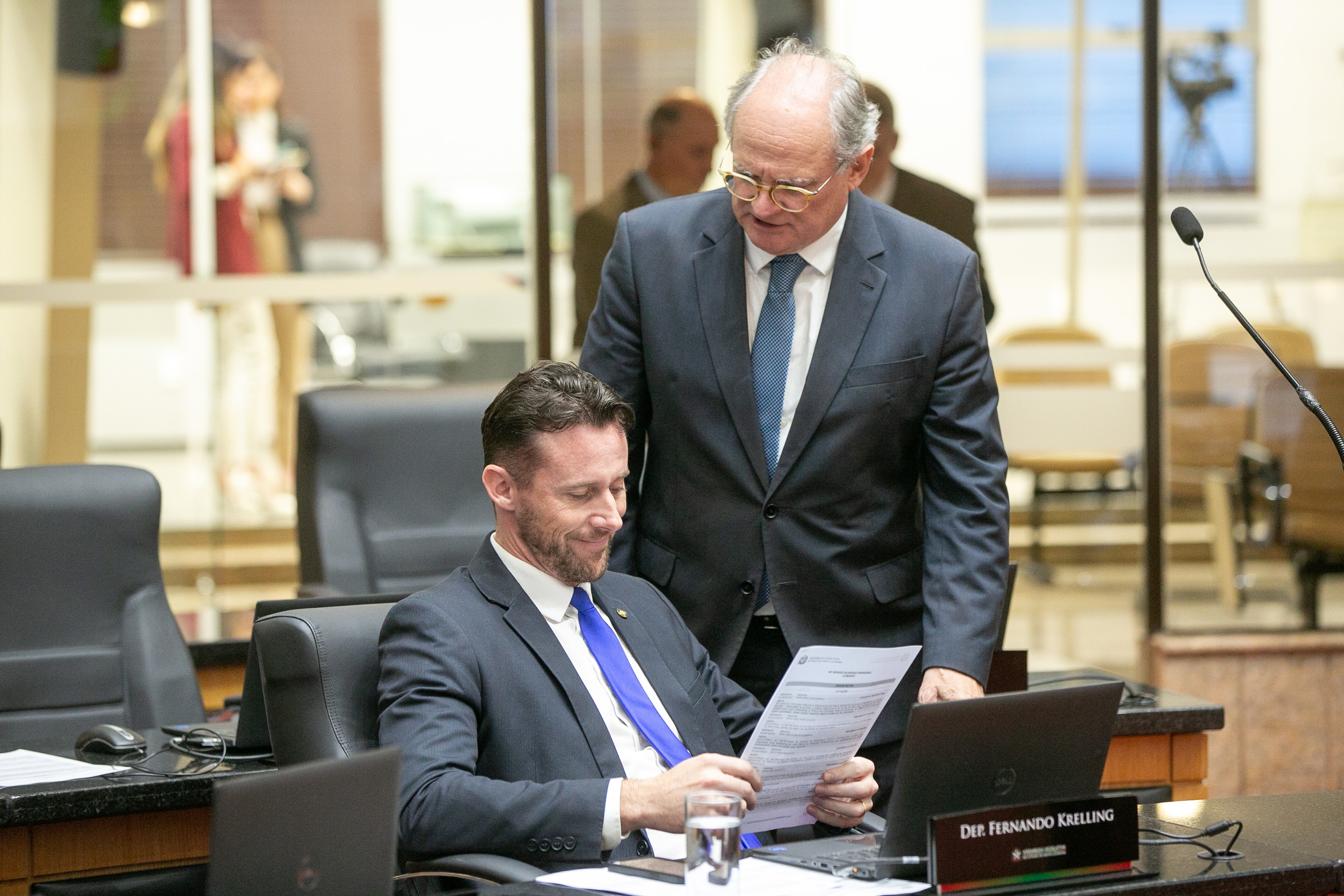 - Deputado Vicente Caropreso (PSDB) 	
 - Deputado Fernando Krelling (MDB)