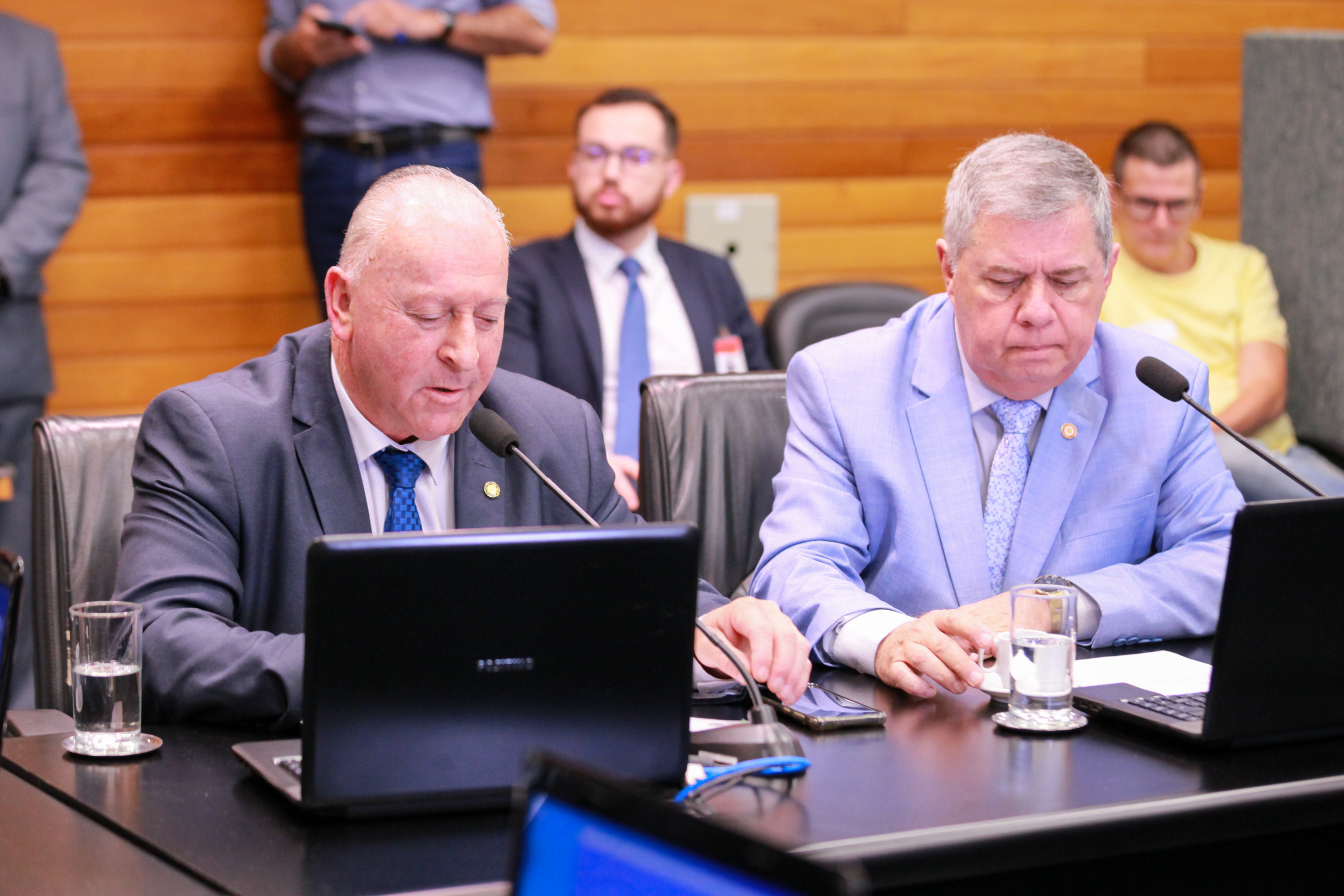 - Deputado Oscar Gutz (PL) 	
 - Deputado Mário Motta (PSD)