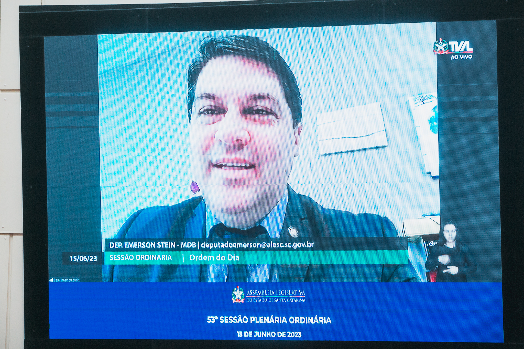 SESSÃO ORDINÁRIA - Deputado Emerson Stein (MDB)