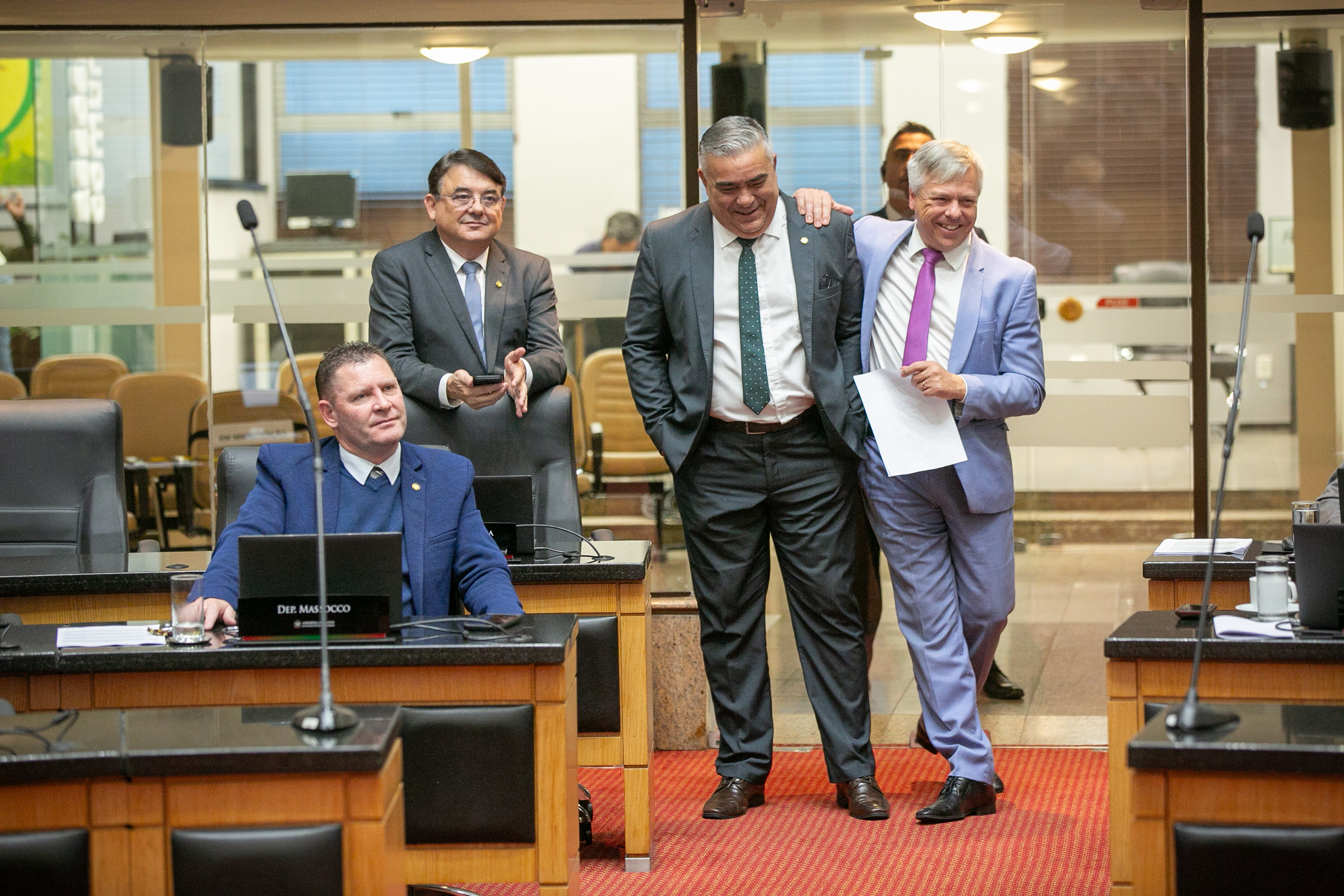 SESSÃO ORDINÁRIA - Parte 1 - Deputado Edilson Massoco (PL) - Deputado Maurício Peixer (PL) - Deputado Sargento Lima (PL) - Deputado Fabiano da Luz (PT)