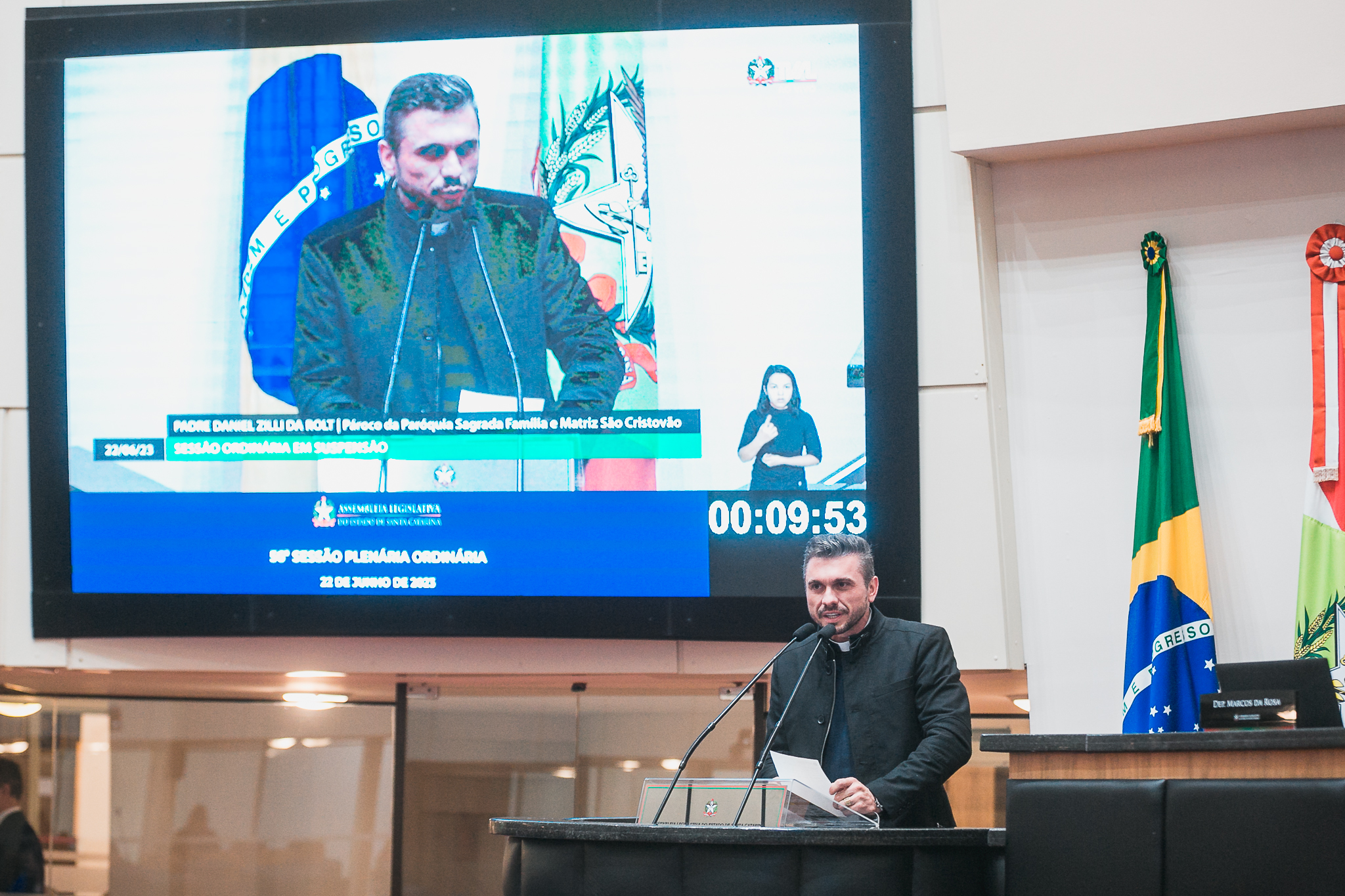 Suspensão de Sessão - 44ª Festa de São Cristóvão - Padre Daniel Zilli da Rolt