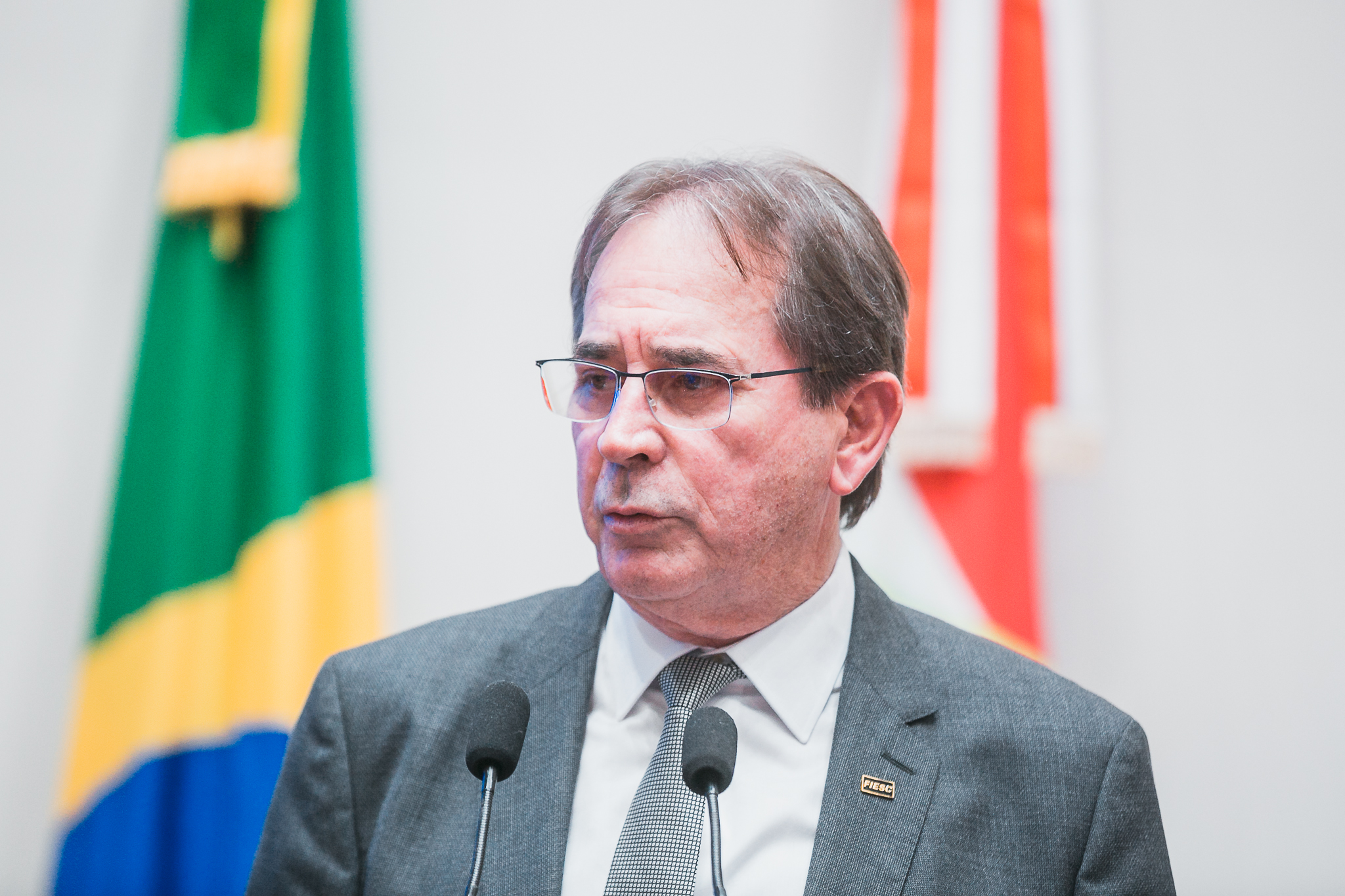 Seminário Estadual sobre Reforma Tributária -Presidente da Federação das industrias de Santa Catarina Mario Cezar De Aguiar