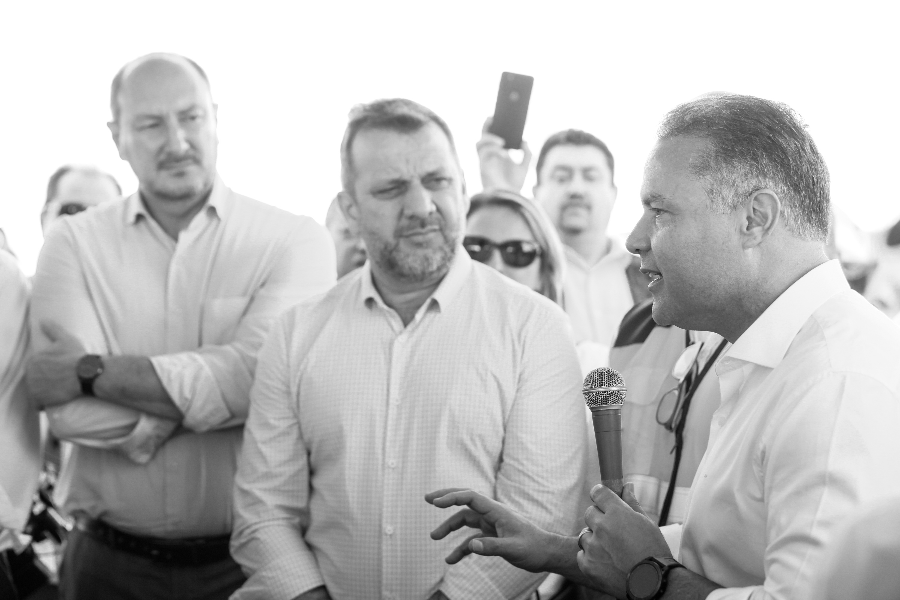 Presidente Mauro de Nadal visita contorno viário com Ministro dos Transportes Renan Filho