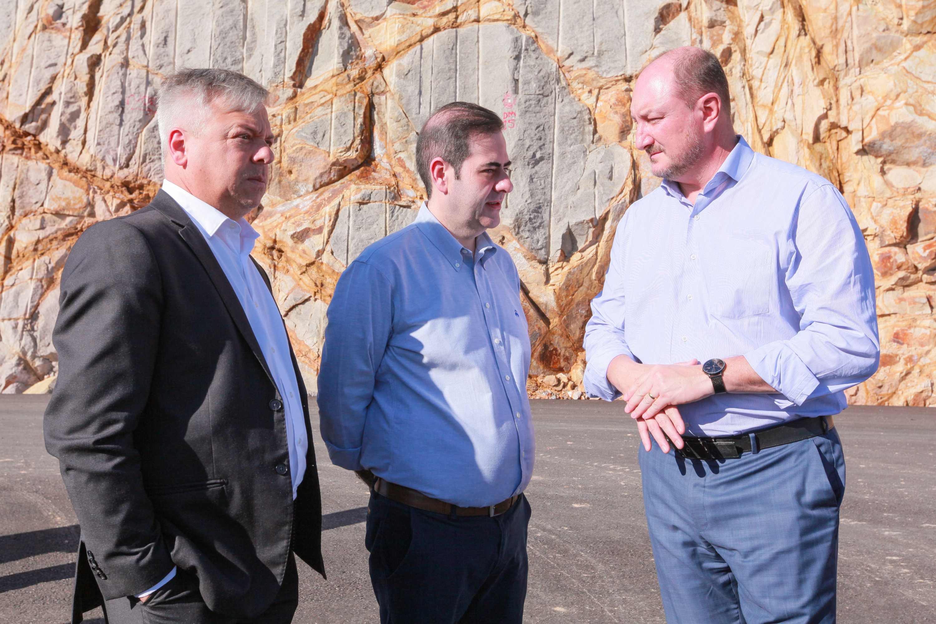 Presidente Mauro de Nadal visita contorno viário com Ministro dos Transportes Renan Filho
