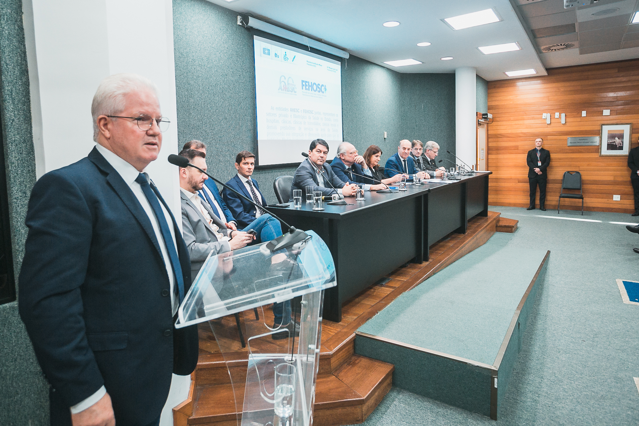 Lançamento da Frente Parlamentar em Defesa da Saúde dos Catarinenses