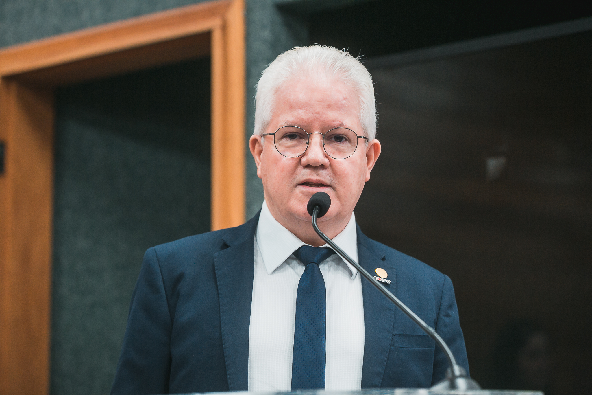 Lançamento da Frente Parlamentar em Defesa da Saúde dos Catarinenses -Presidente da AHESC Maurício Souto-Maior