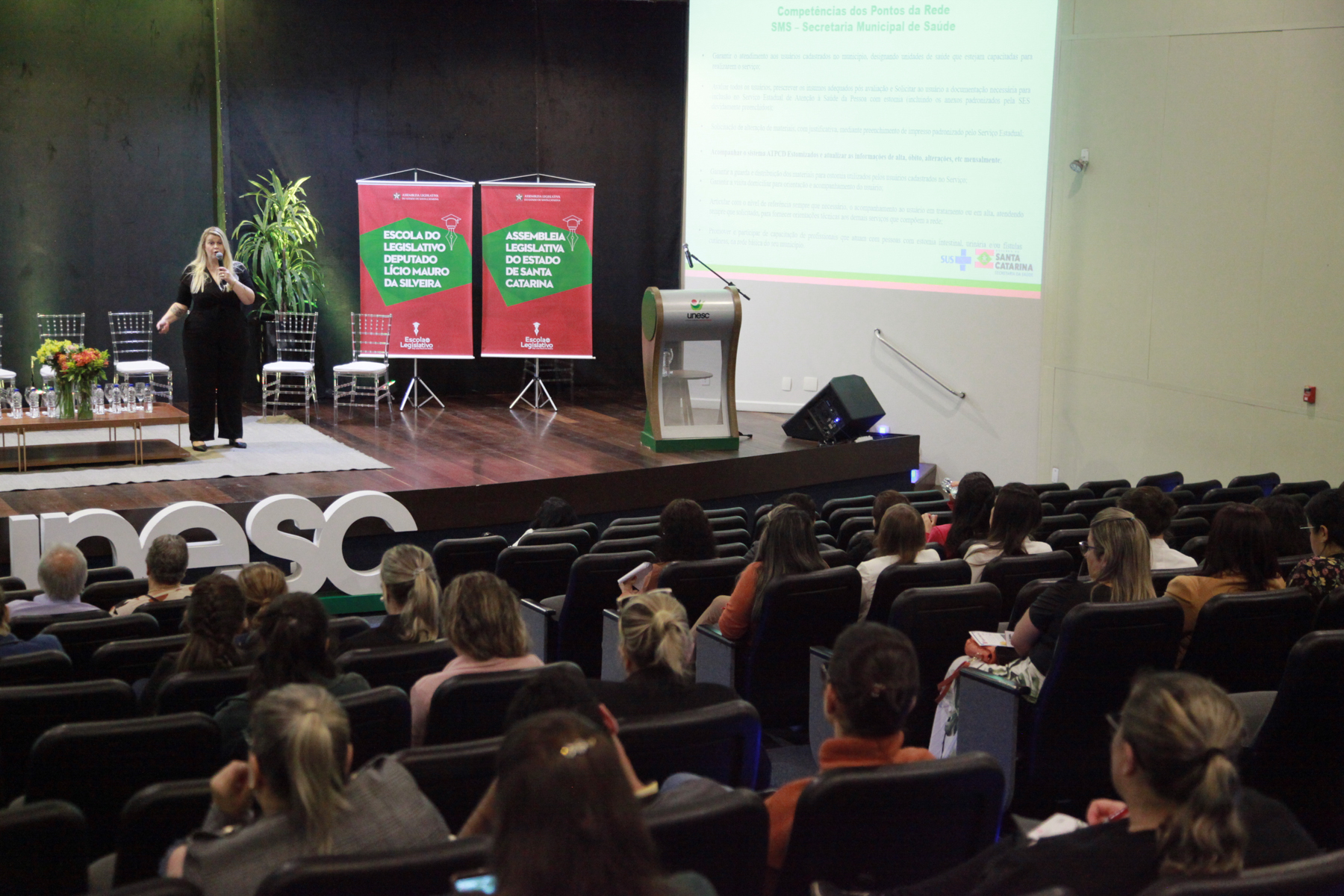 UNESC – Seminário de Capacitação na Atenção a Saúde das Pessoas com Estomias