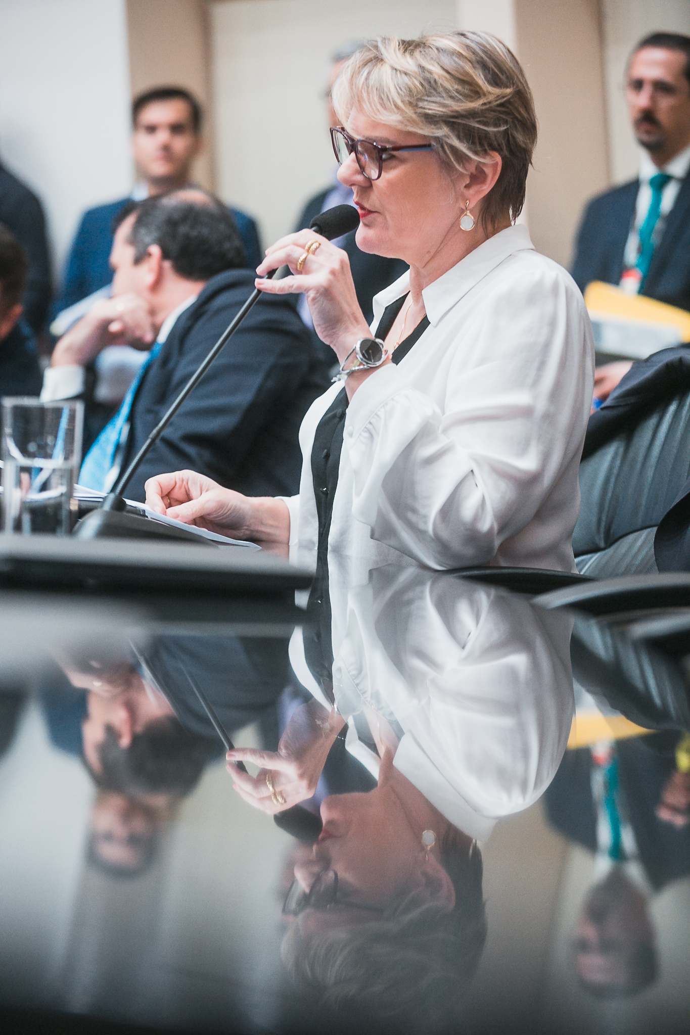 Reunião Conjunta da CCJ, Comissão de Finanças e Tributação e Comissão de Educação -Deputada Luciane Carminatti (PT)