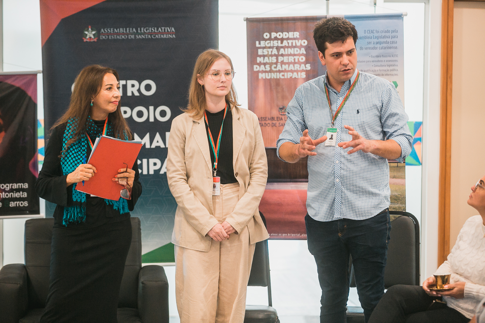 Roda de Conversa entre o CEAC e os estagiários do PAB