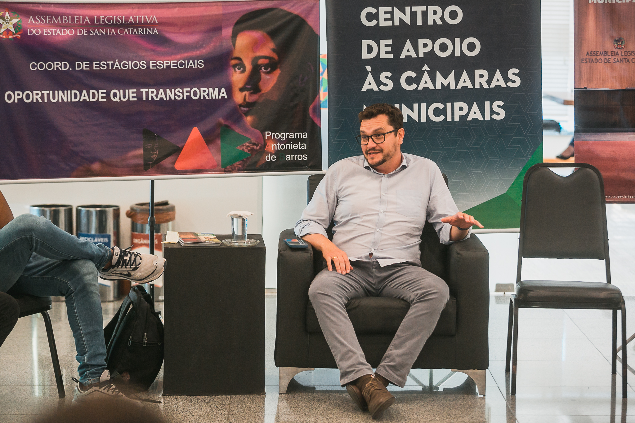 Roda de Conversa entre o CEAC e os estagiários do PAB