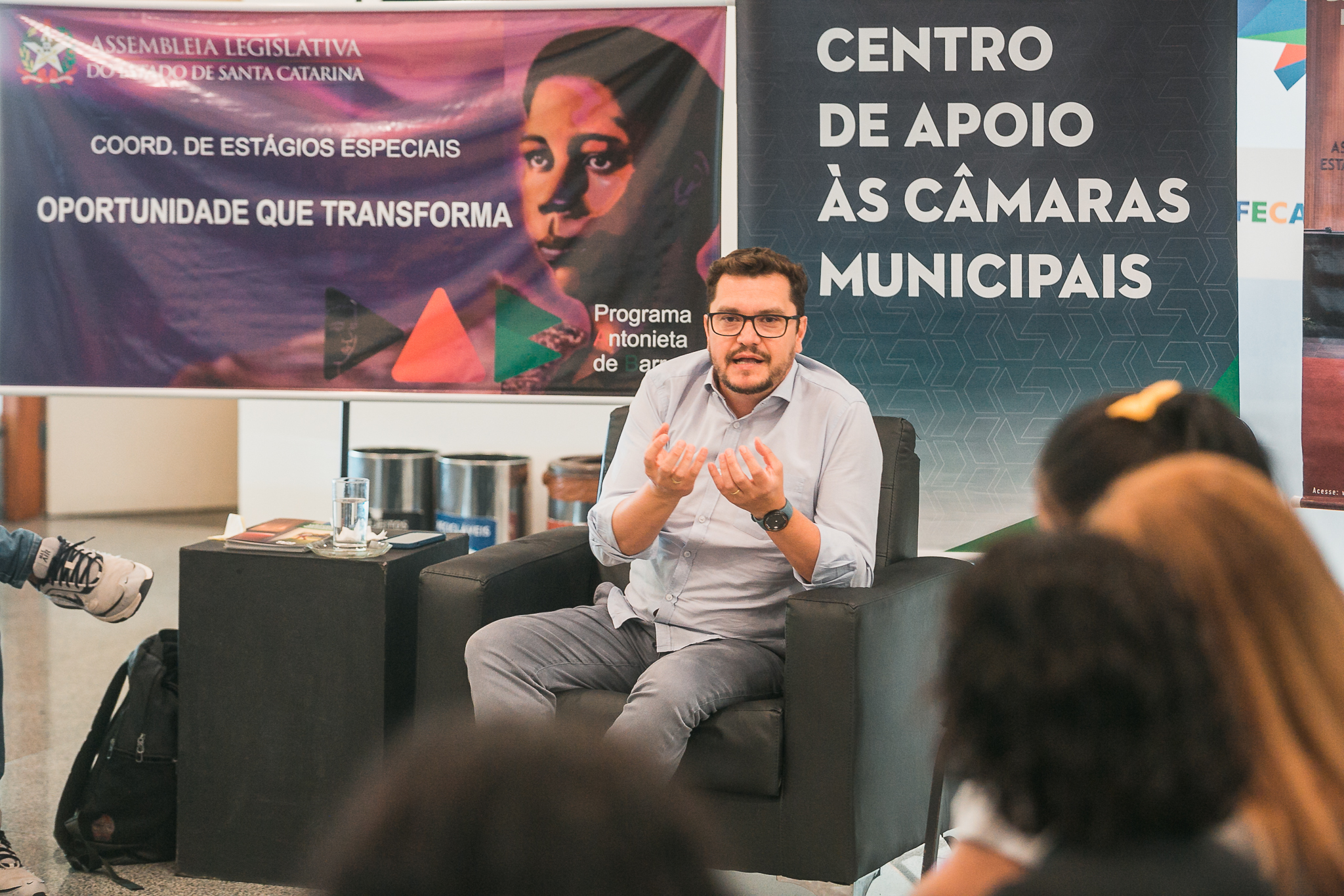 Roda de Conversa entre o CEAC e os estagiários do PAB