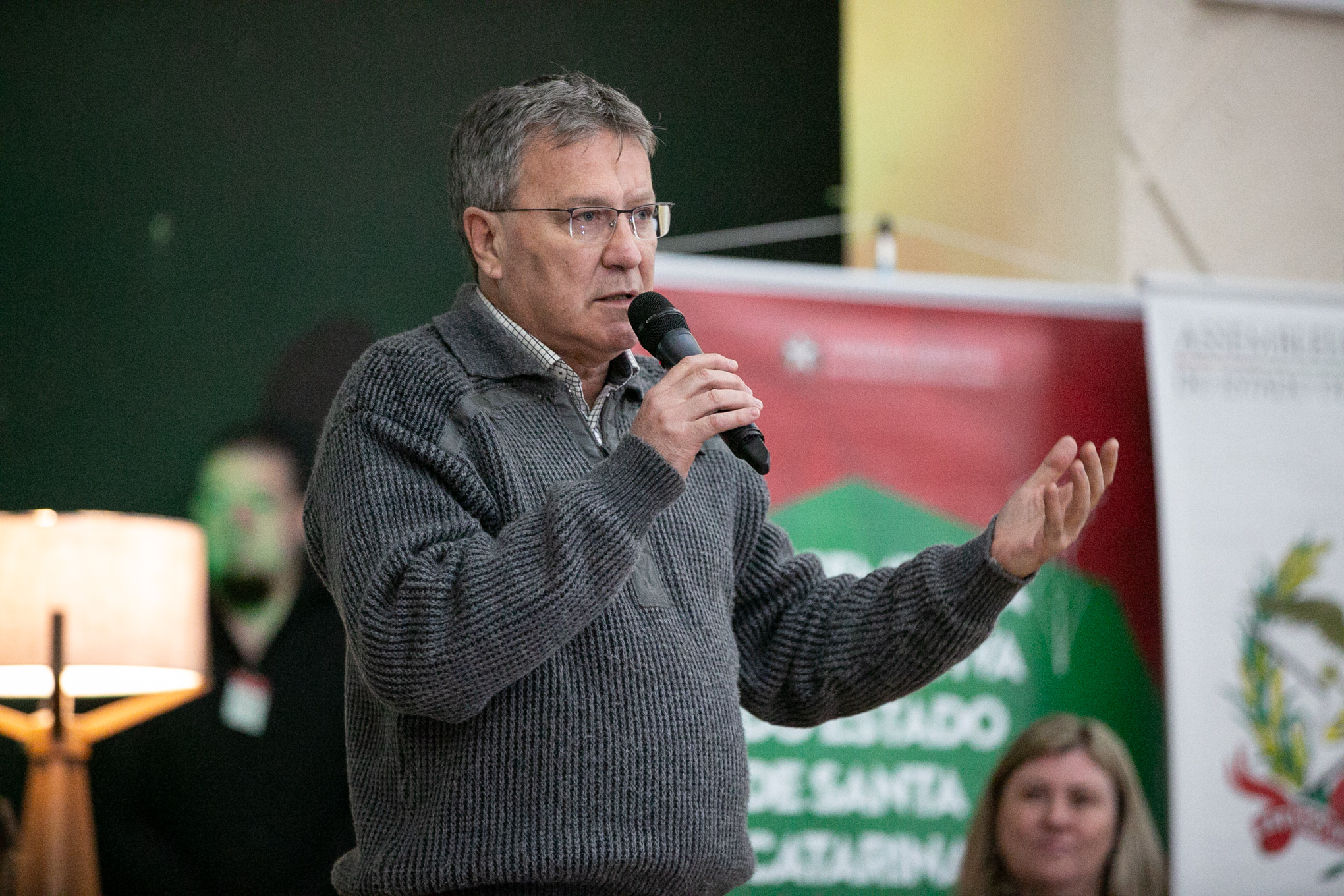 I Seminário Municipal de Educação Especial na Perspectiva da Educação Inclusiva. Prefeito de São Bento do Sul, Antonio Tomazini