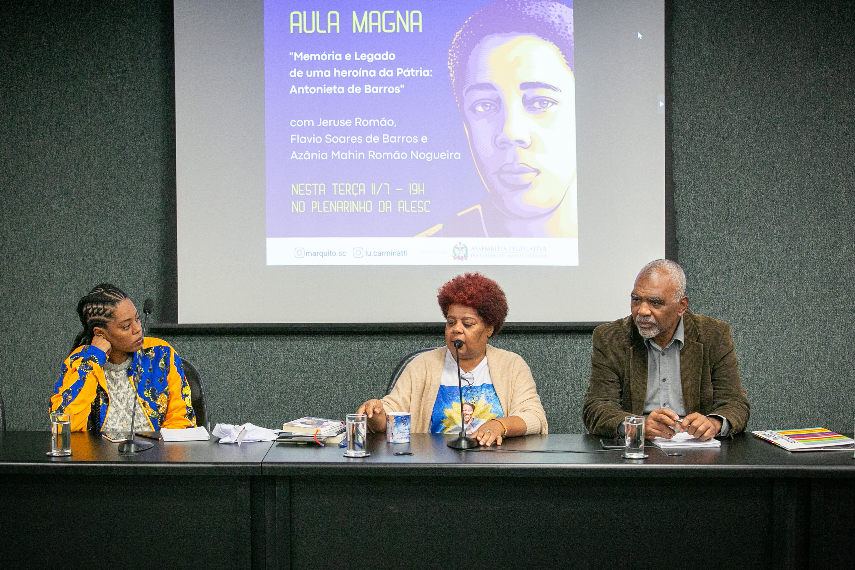 Aula Magna marca mais uma atividade em comemoração ao Mês de Antonieta de Barros