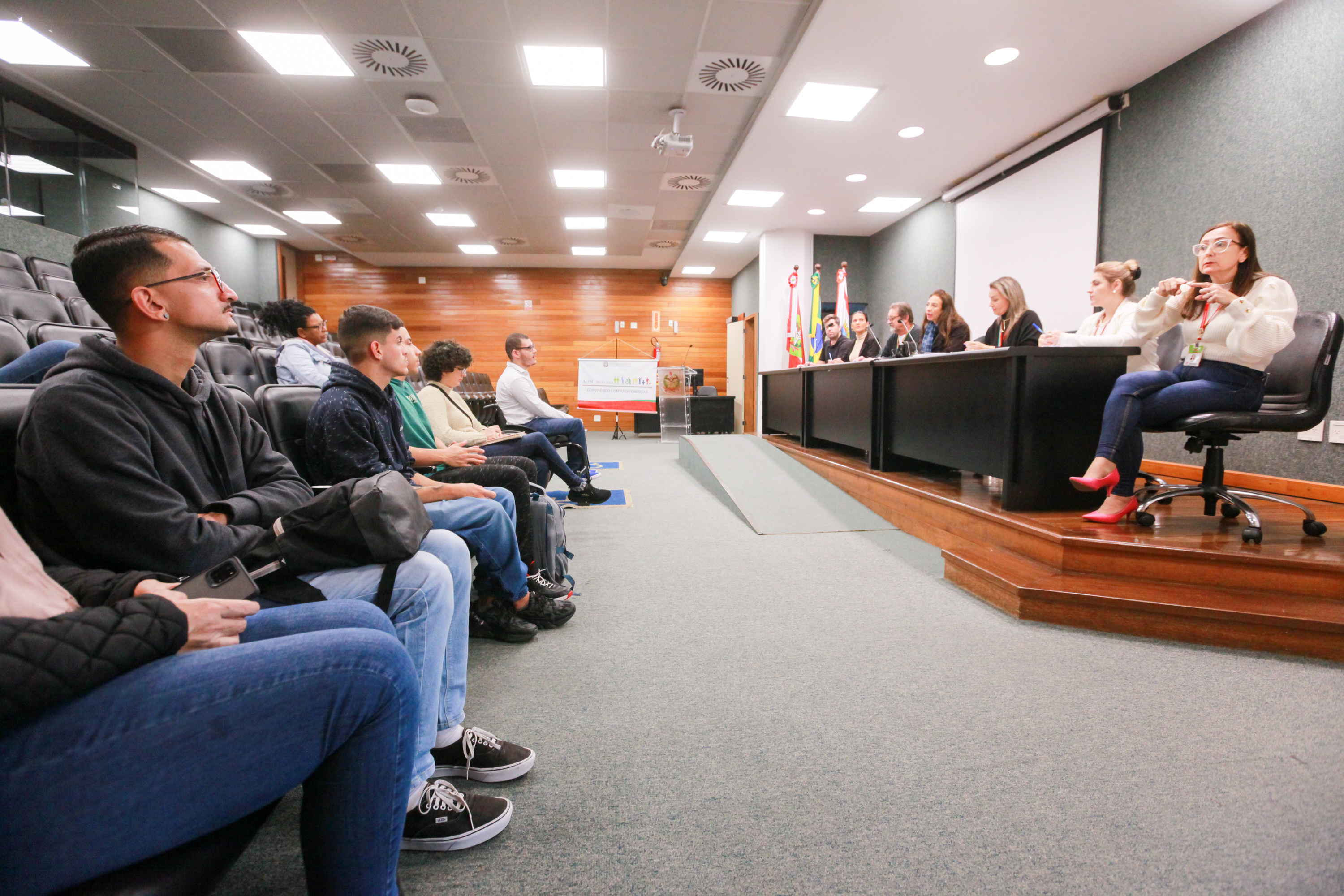 Recepção do Programa Alesc Inclusiva