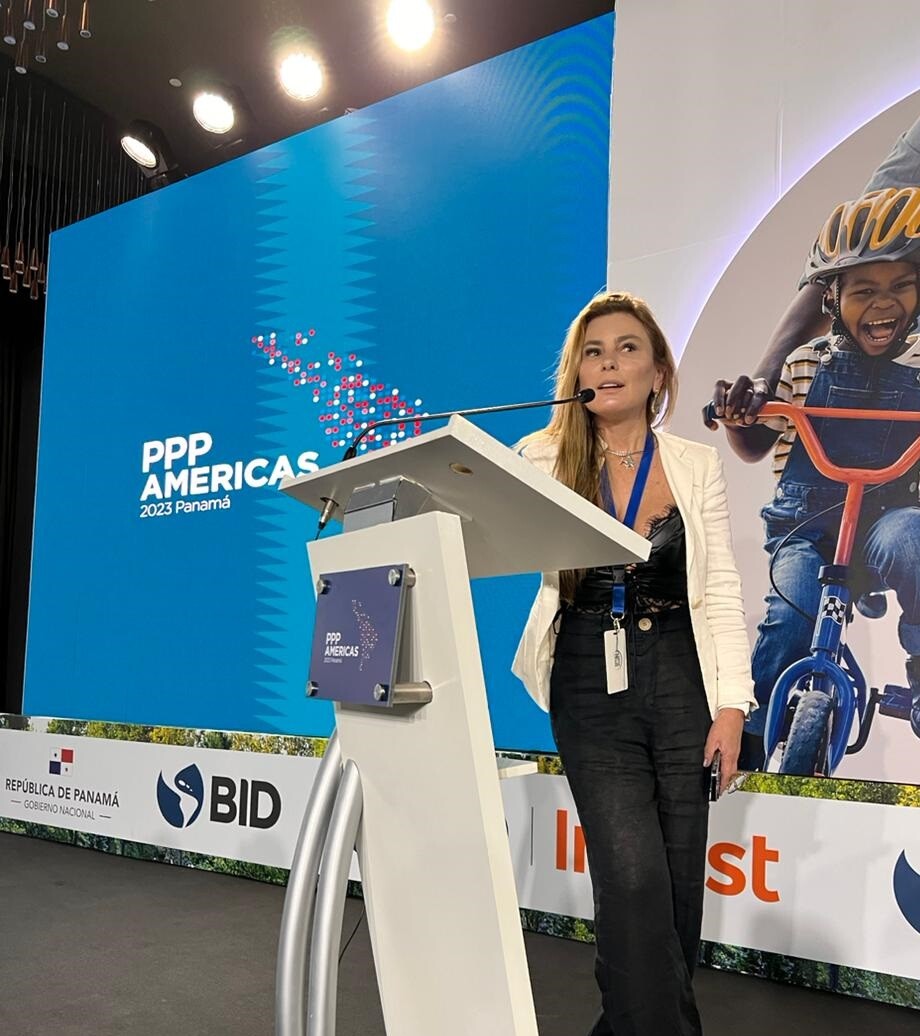Deputada Paulinha no PPP Americas, no Panamá