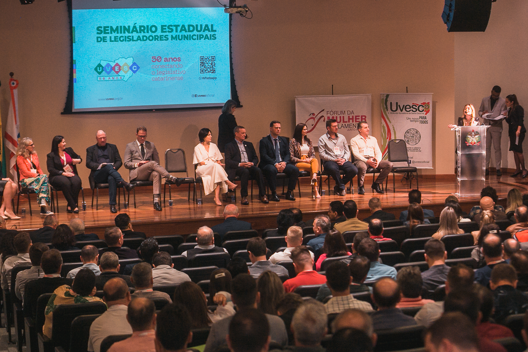 Abertura do Seminário Estadual de Vereadores - UVESC