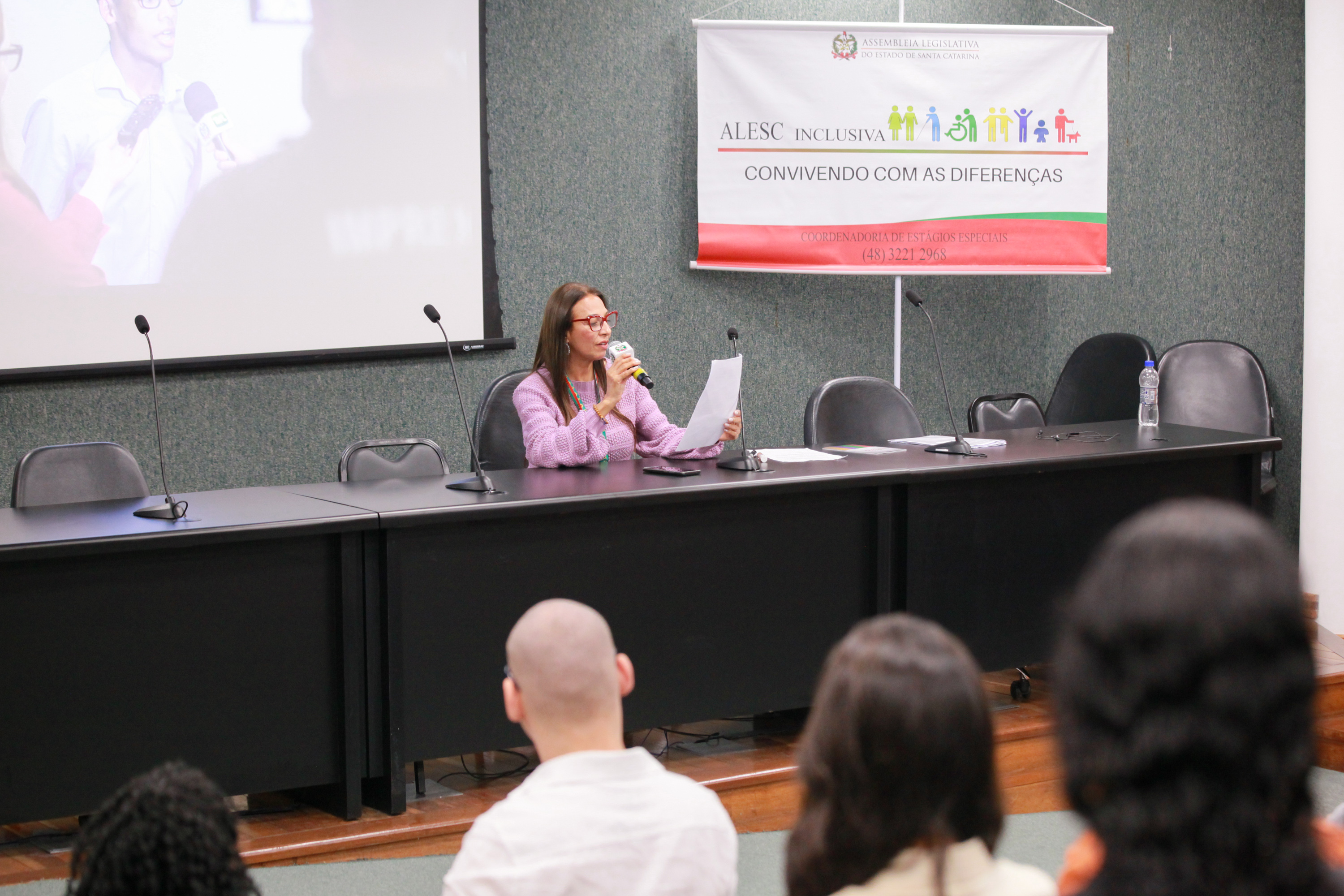 Recepção do Programa Alesc Inclusiva