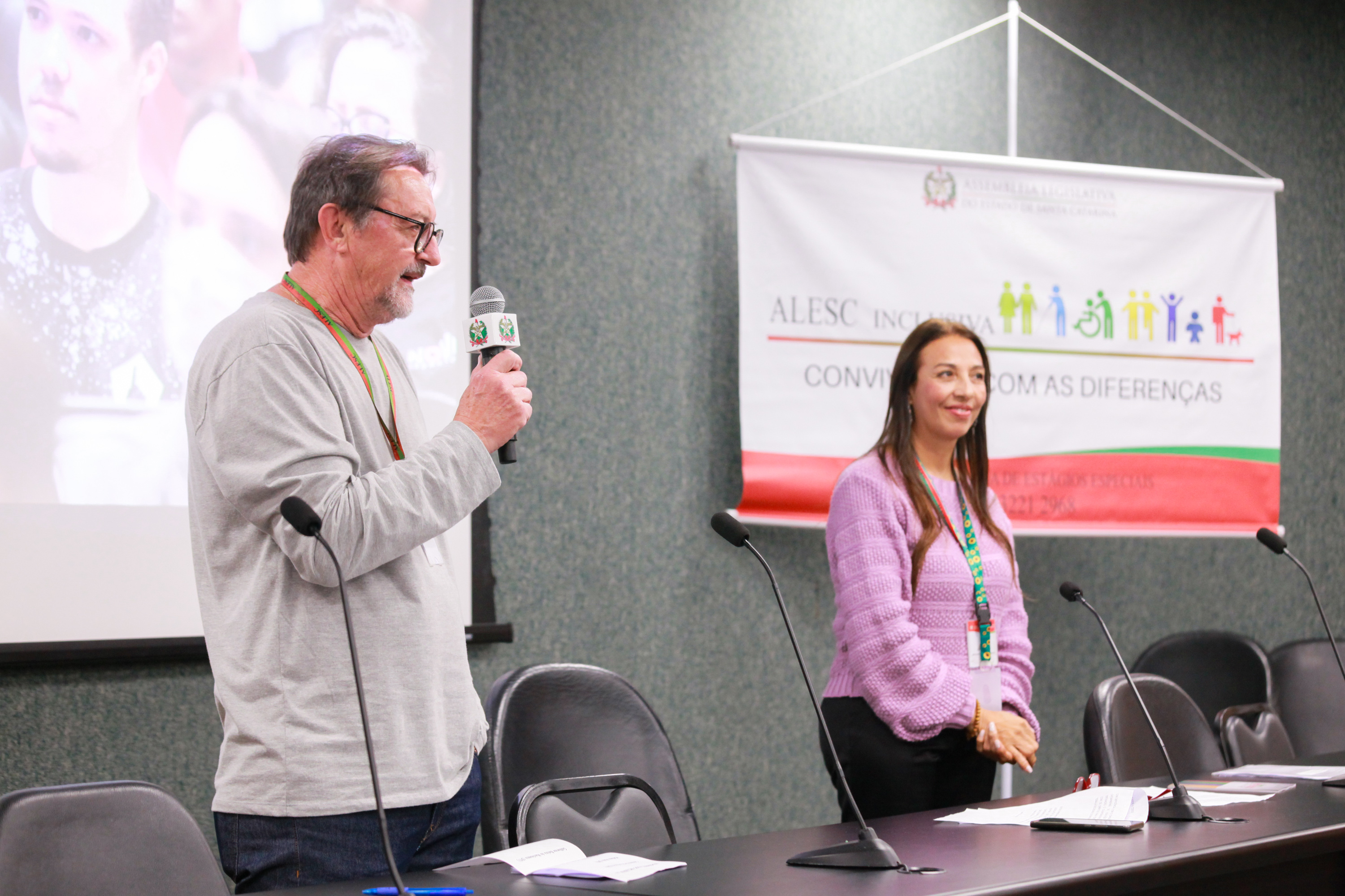 Recepção do Programa Alesc Inclusiva