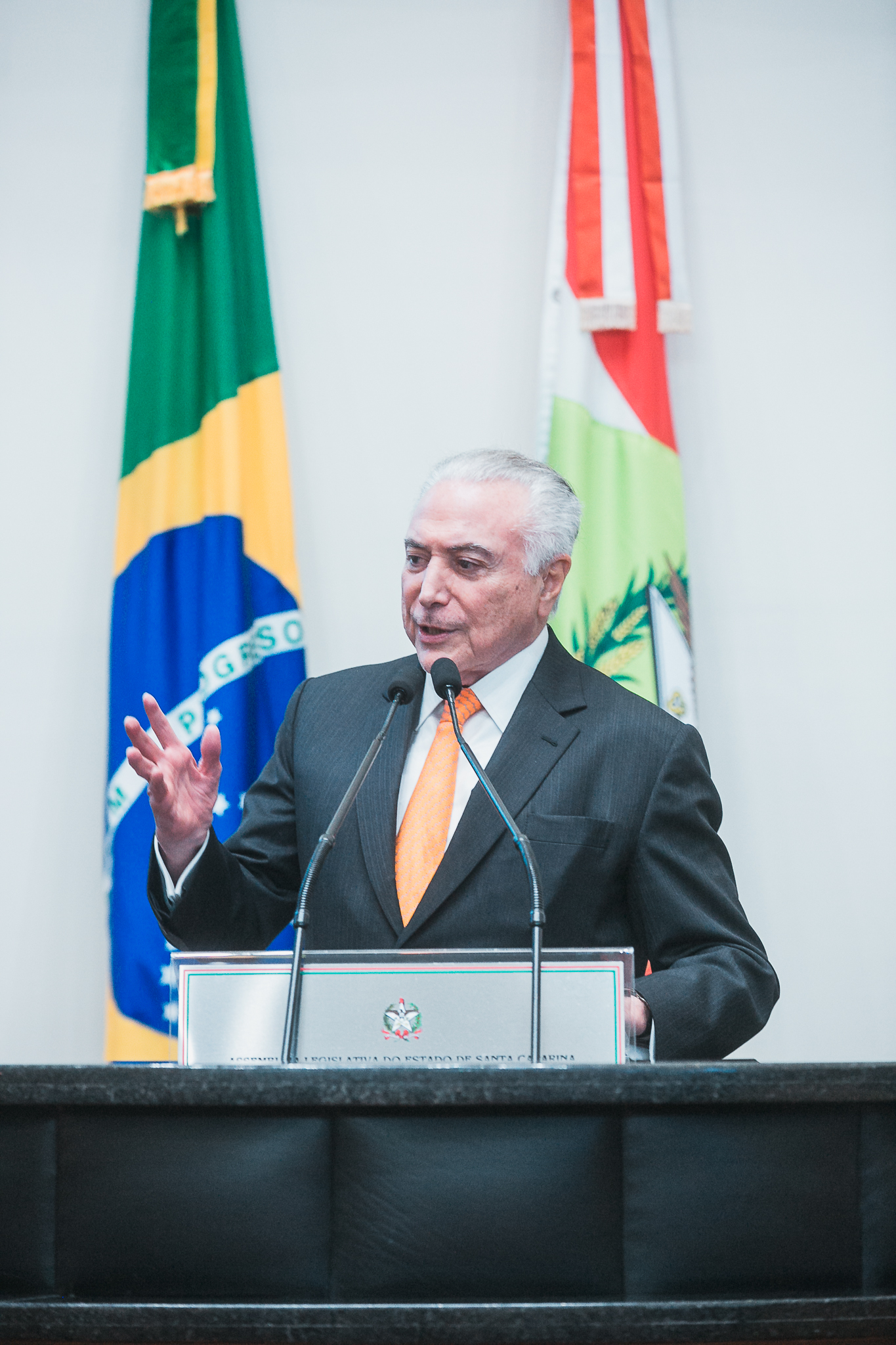 SESSÃO SOLENE -Título de cidadão catarinense ao ex-presidente da República Michel Temer