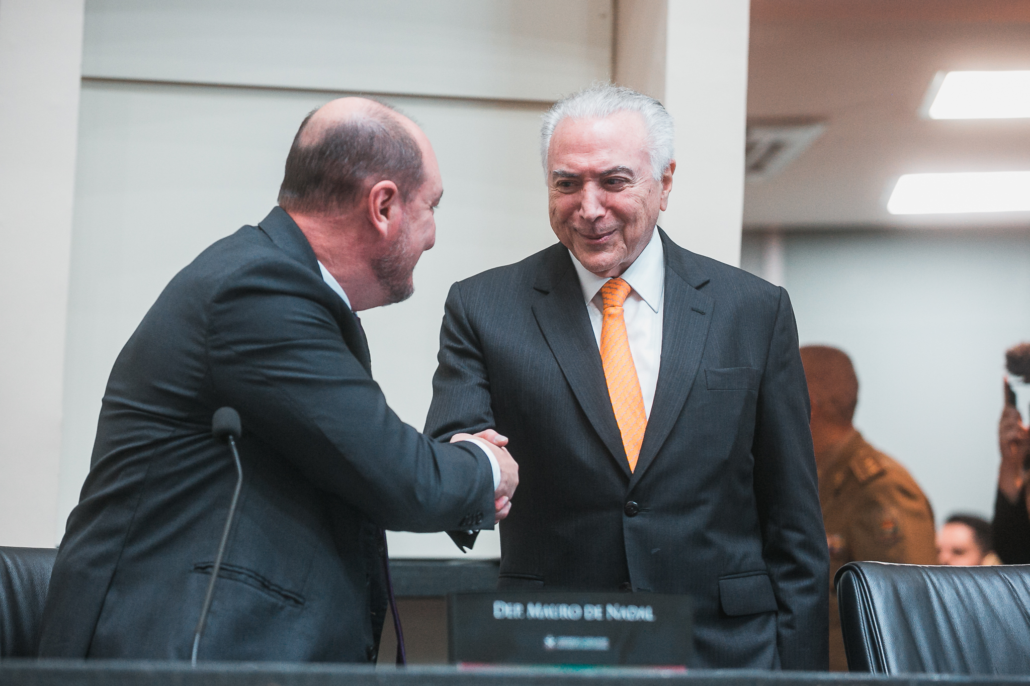 SESSÃO SOLENE -Título de cidadão catarinense ao ex-presidente da República Michel Temer