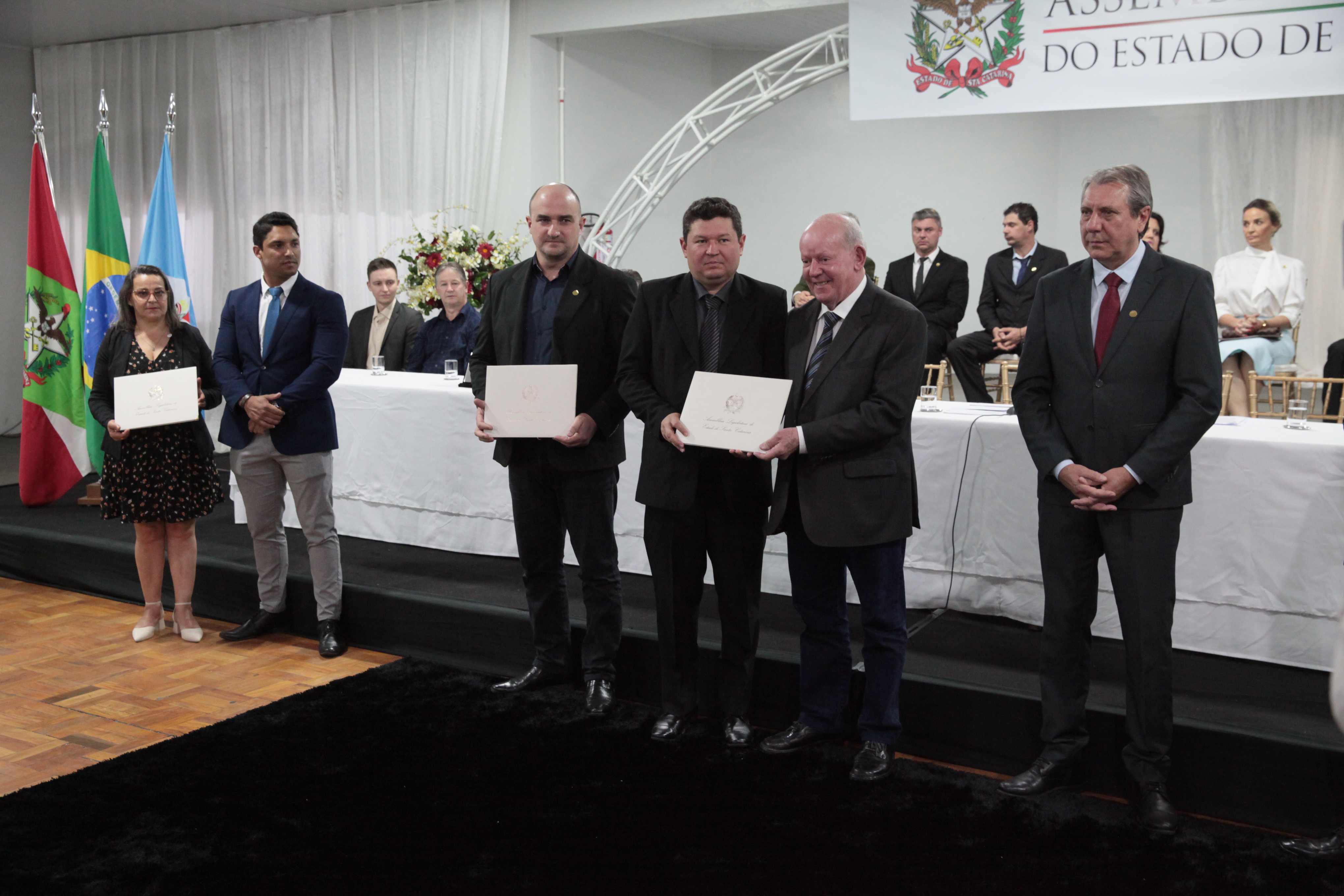Homenagem aos 60 anos do Município de Ponte Serrada