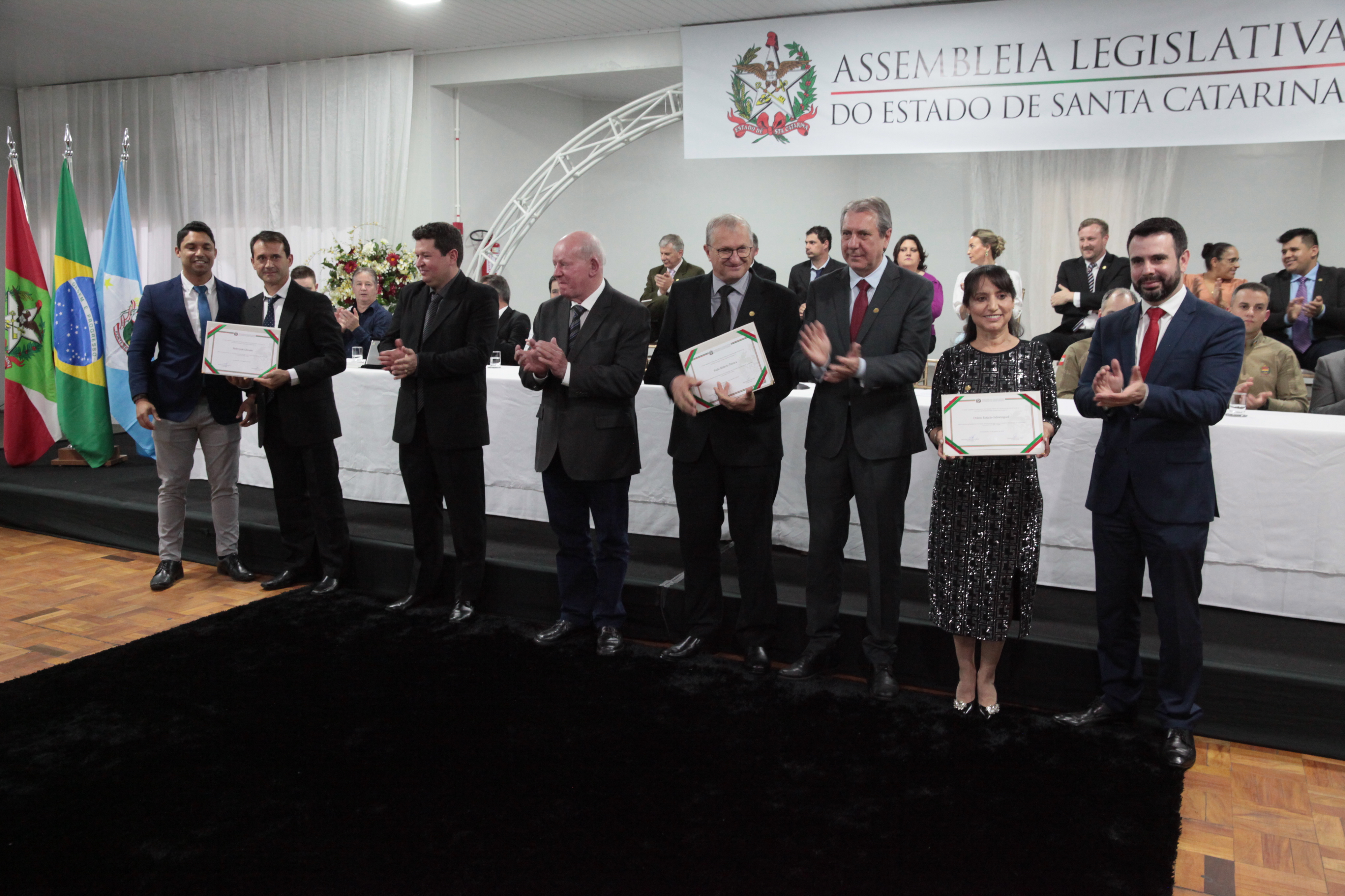 Homenagem aos 60 anos do Município de Ponte Serrada