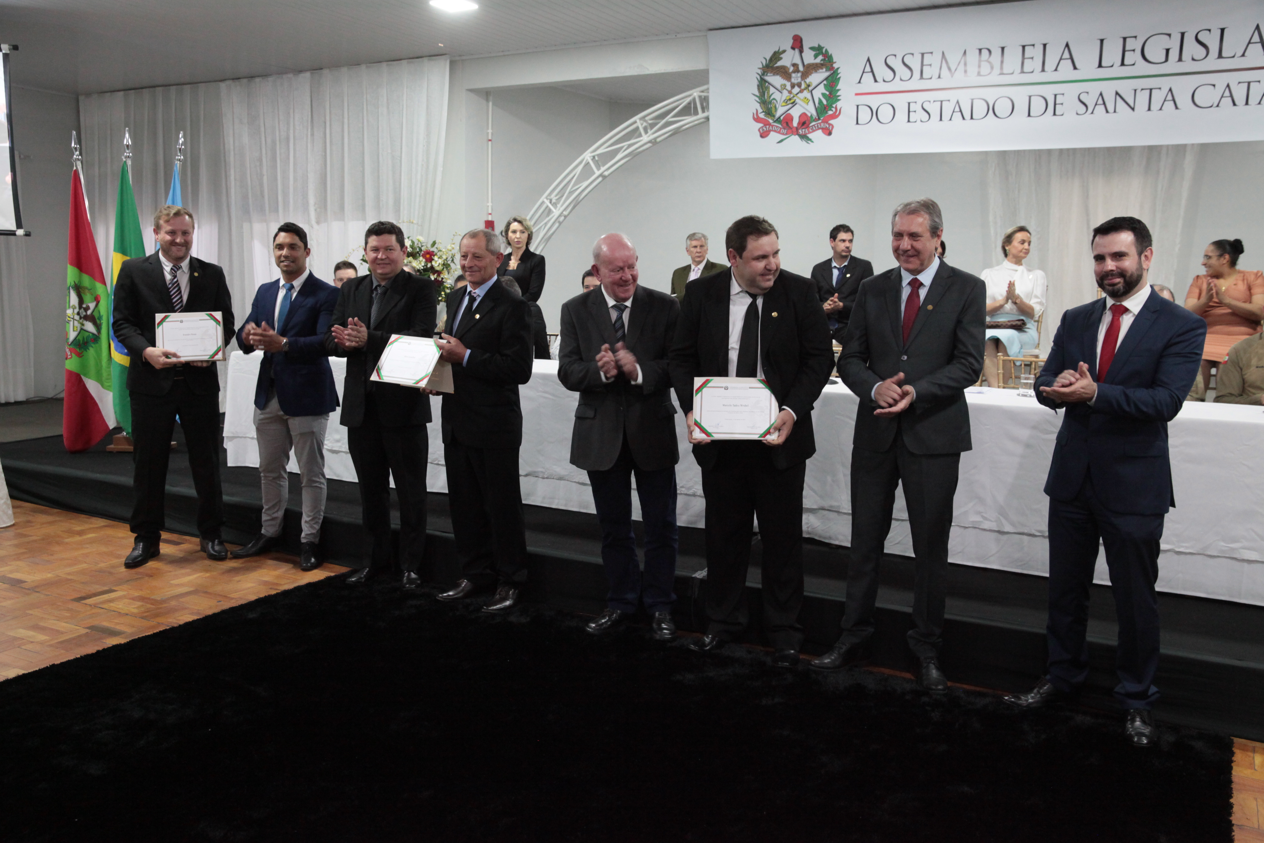Homenagem aos 60 anos do Município de Ponte Serrada