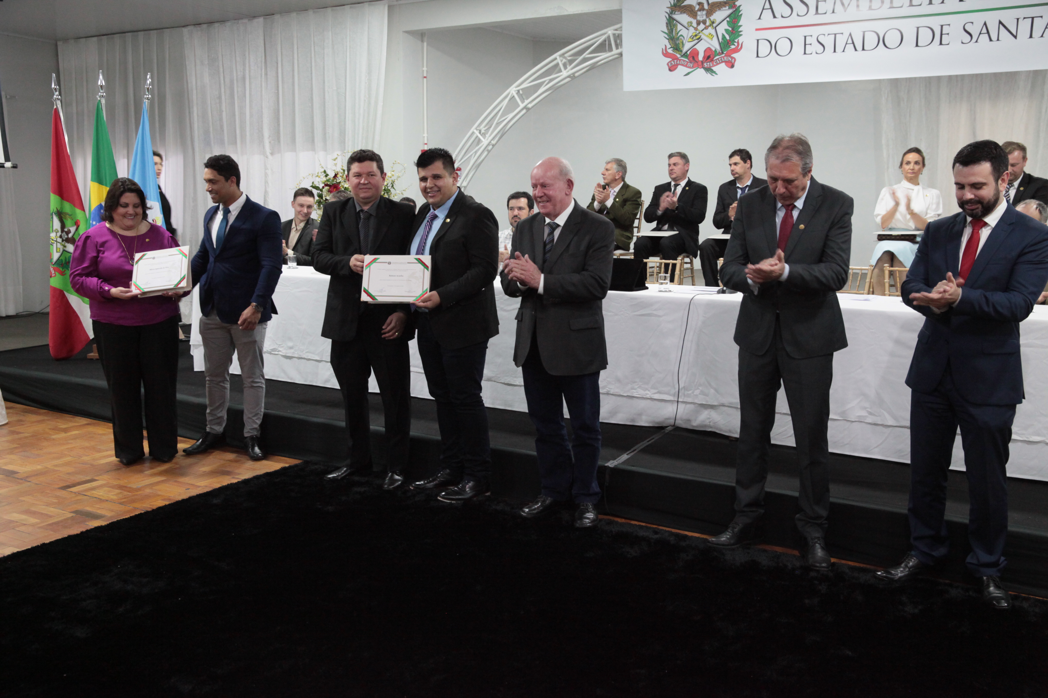 Homenagem aos 60 anos do Município de Ponte Serrada