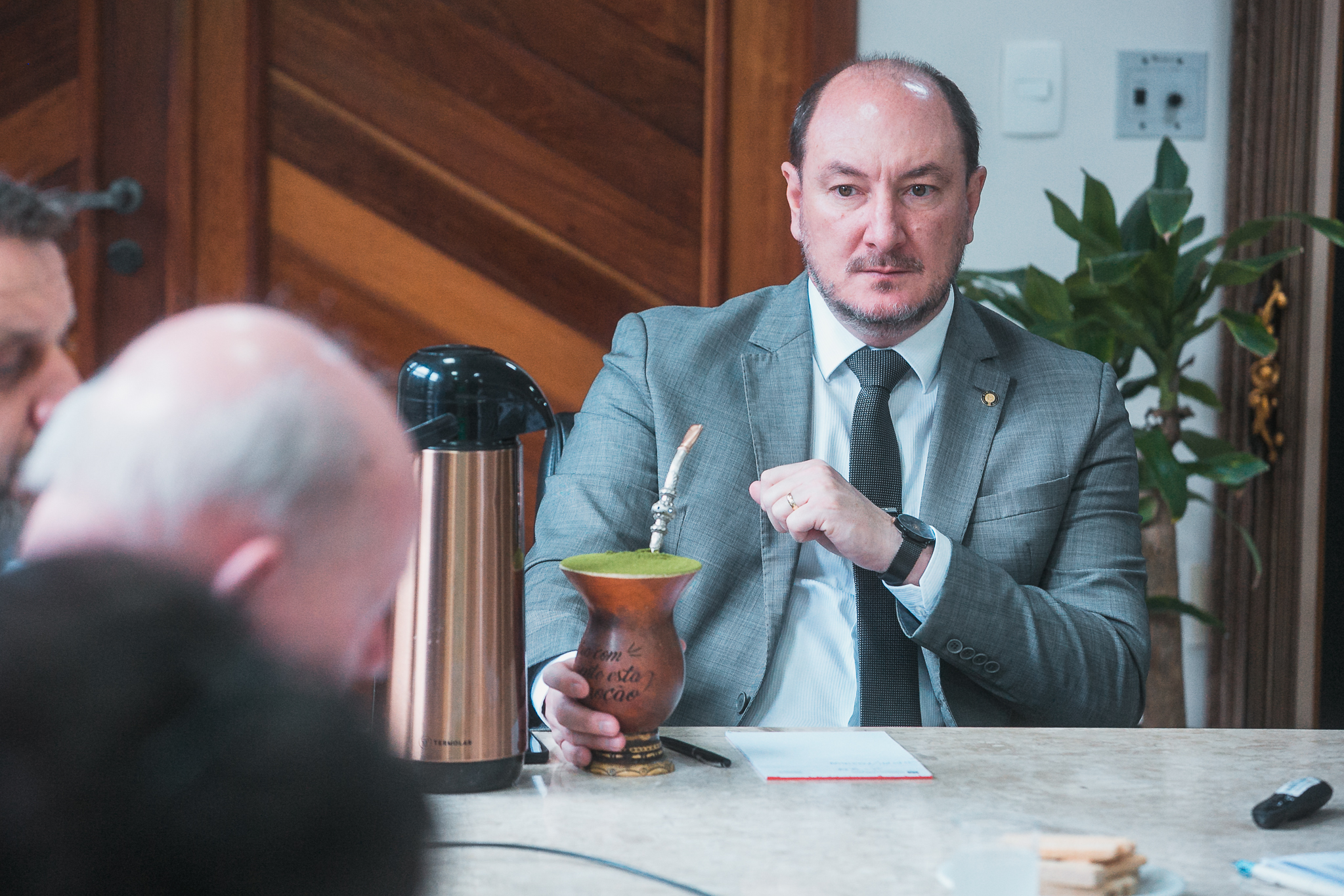 Reunião da Bancada do Oeste com o Secretário de Infraestrutura - Deputado Mauro de Nadal (MDB)